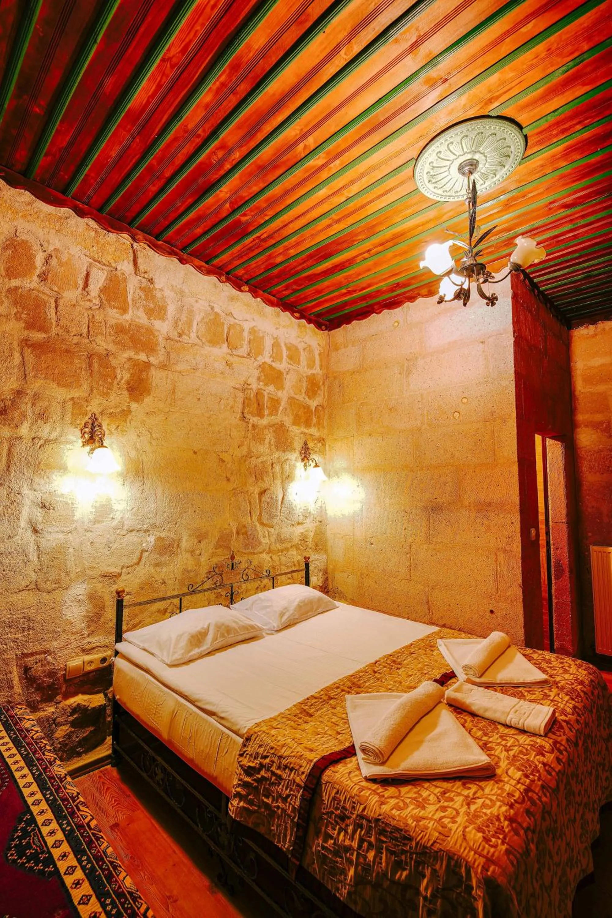 Bed in Alaca Cave Cappadocia