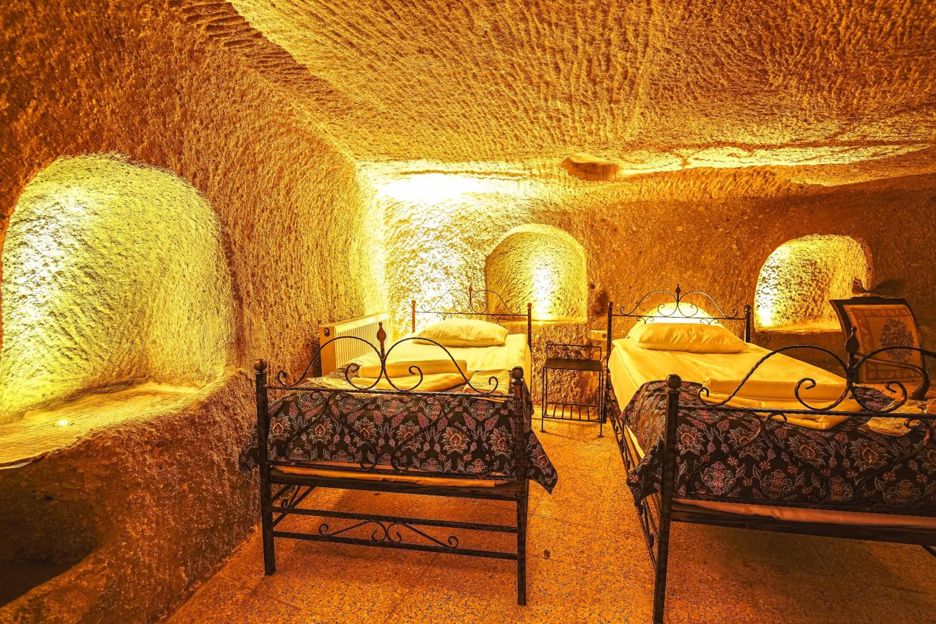 Bed in Alaca Cave Cappadocia