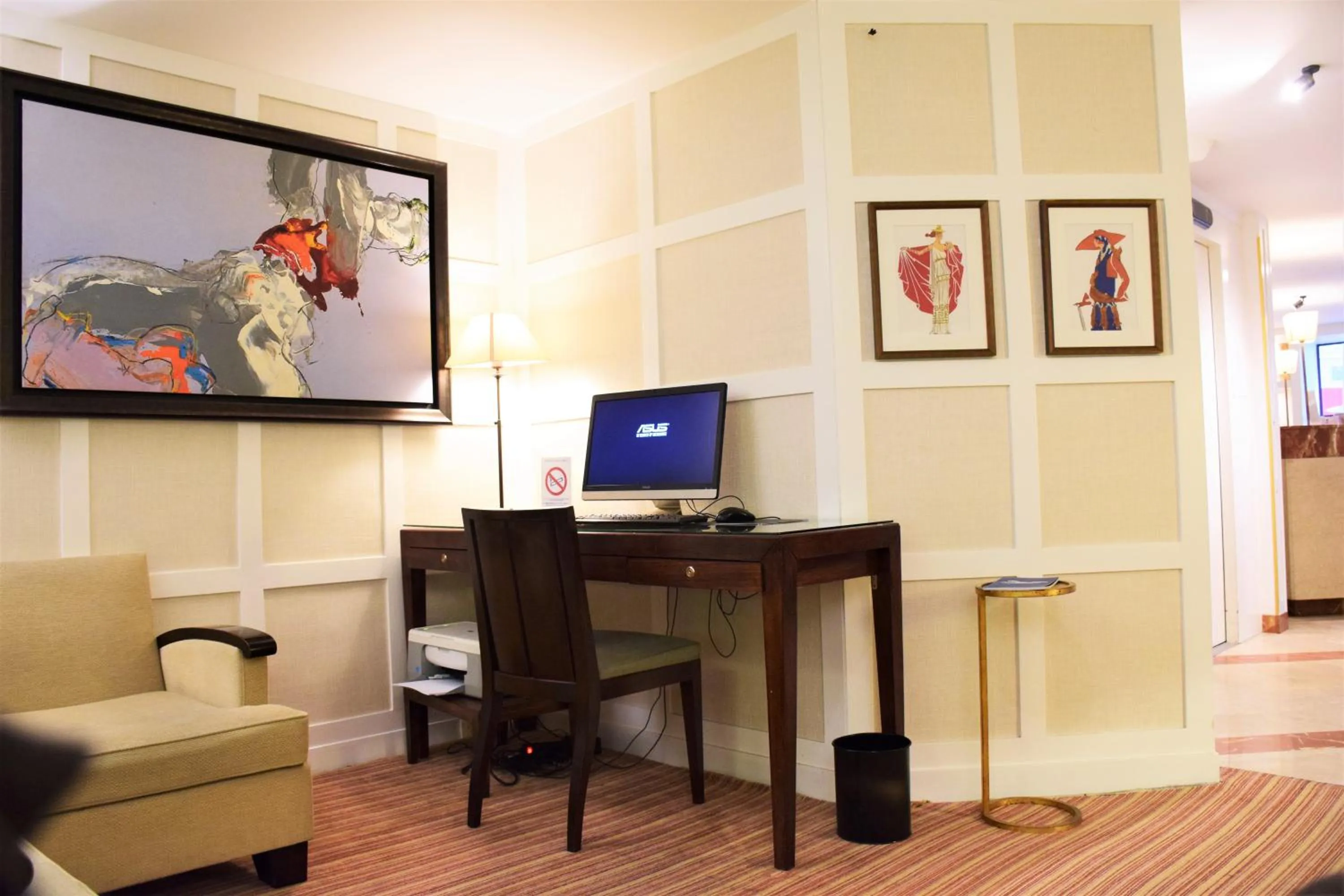 Seating area in Folkestone Opéra