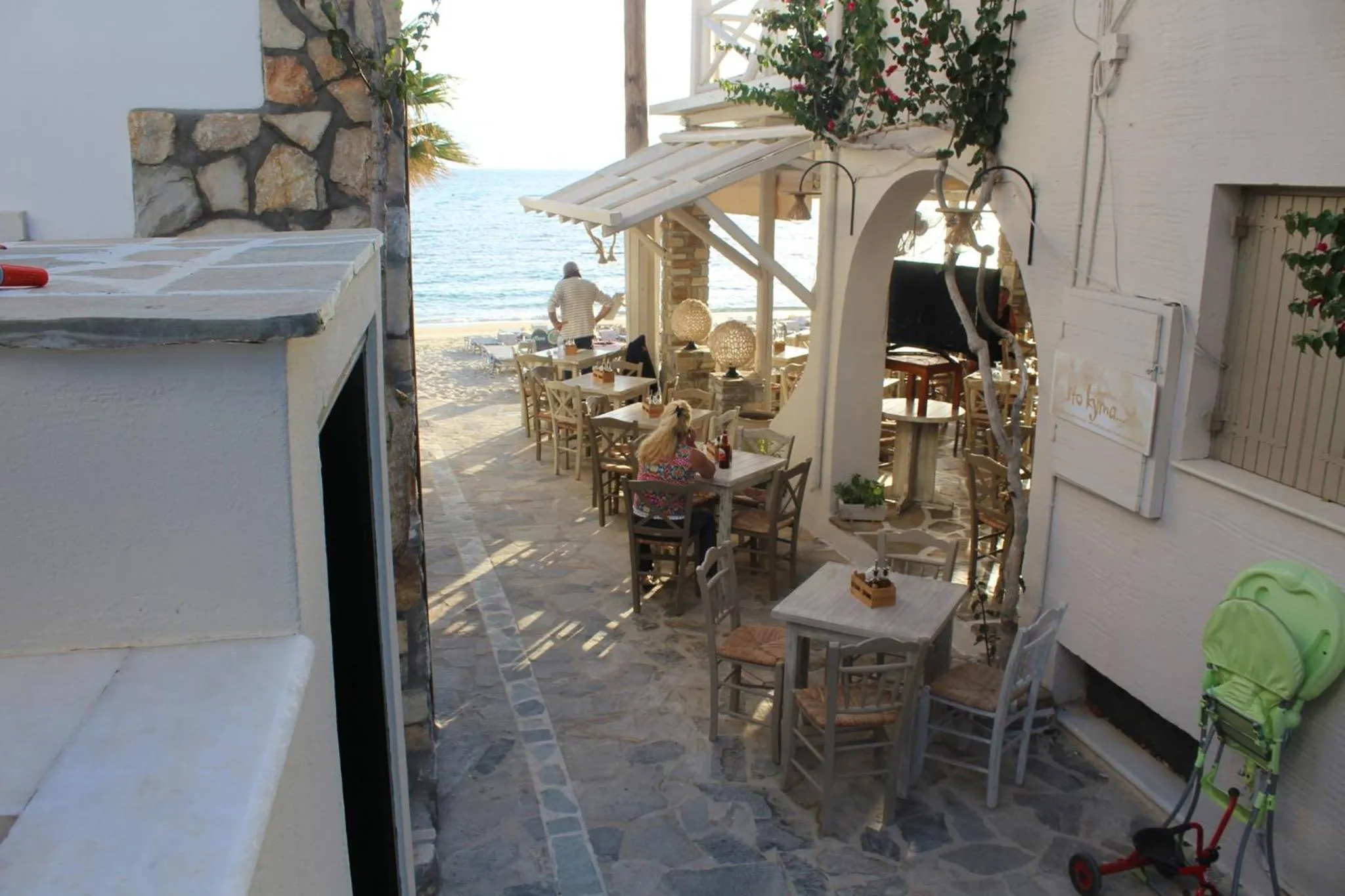 Quiet street view in Theofanis Studios