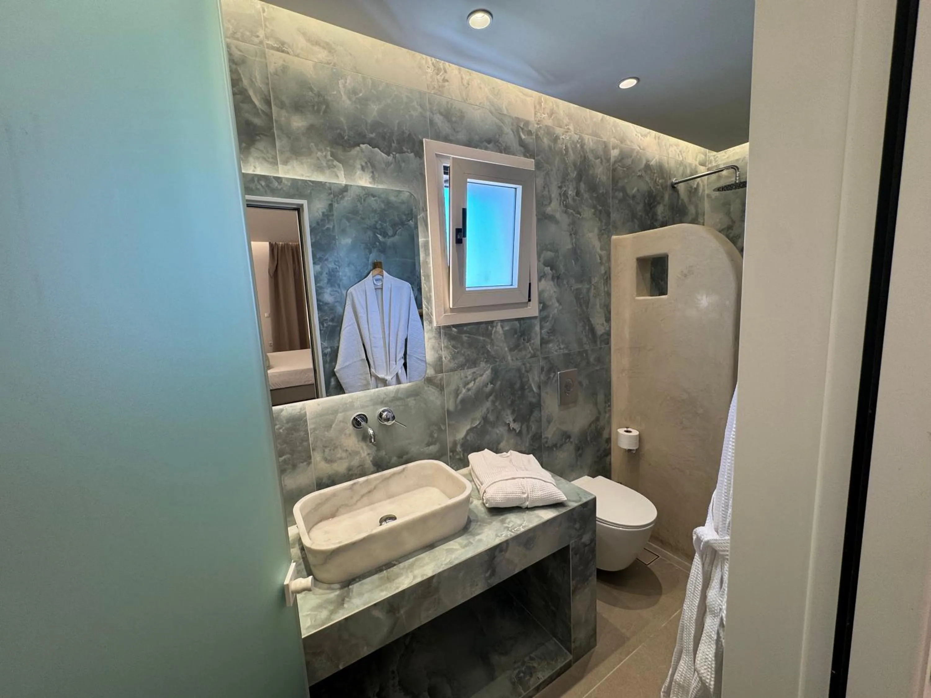 Shower in Theofanis Studios