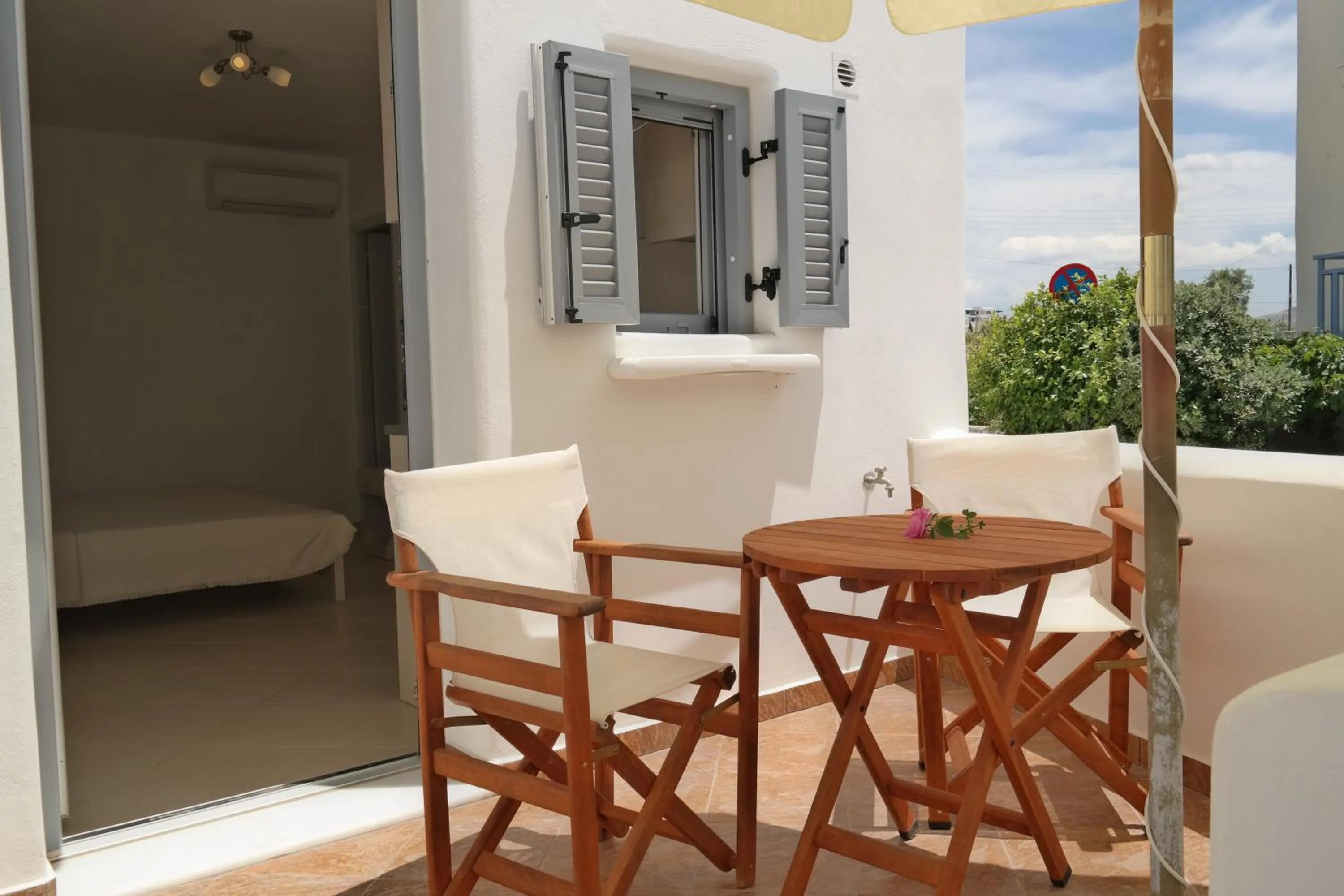 Balcony/Terrace in Theofanis Studios