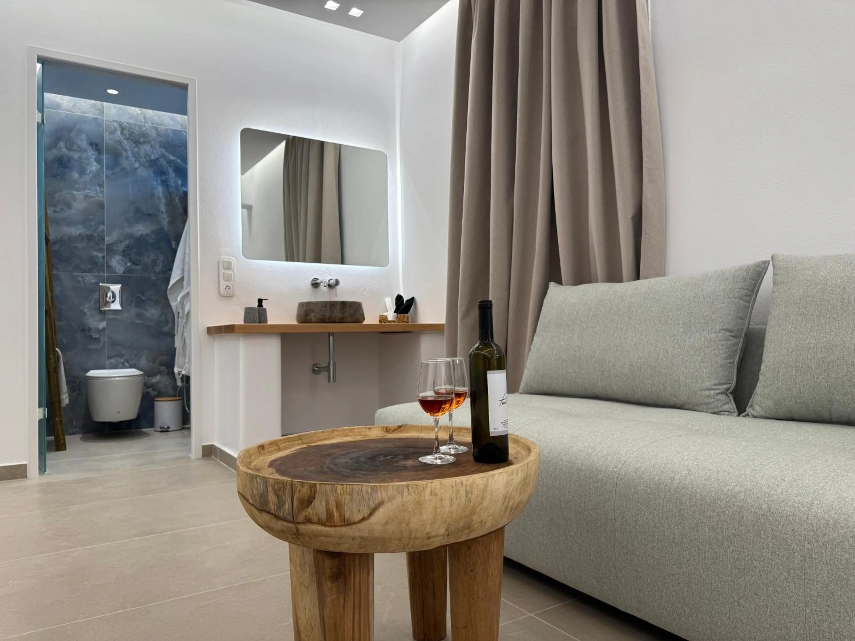 Living room in Theofanis Studios