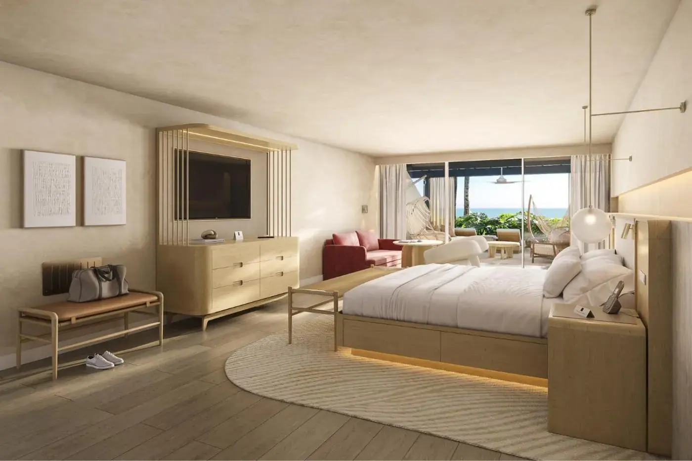 Bed in Beach Club at The Boca Raton Bed in Beach Club at The Boca Raton