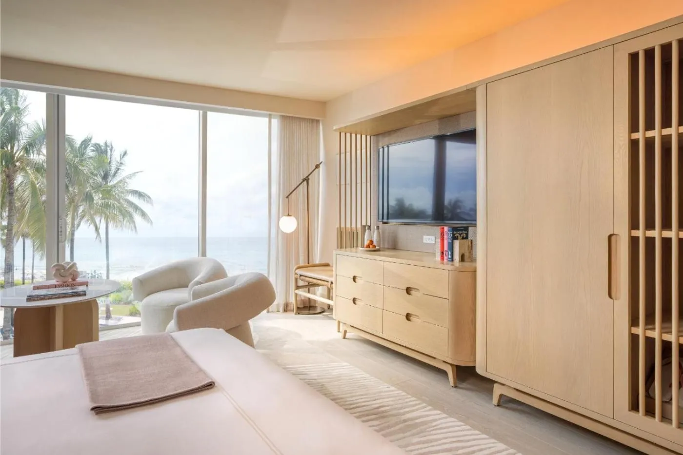 Bed in Beach Club at The Boca Raton