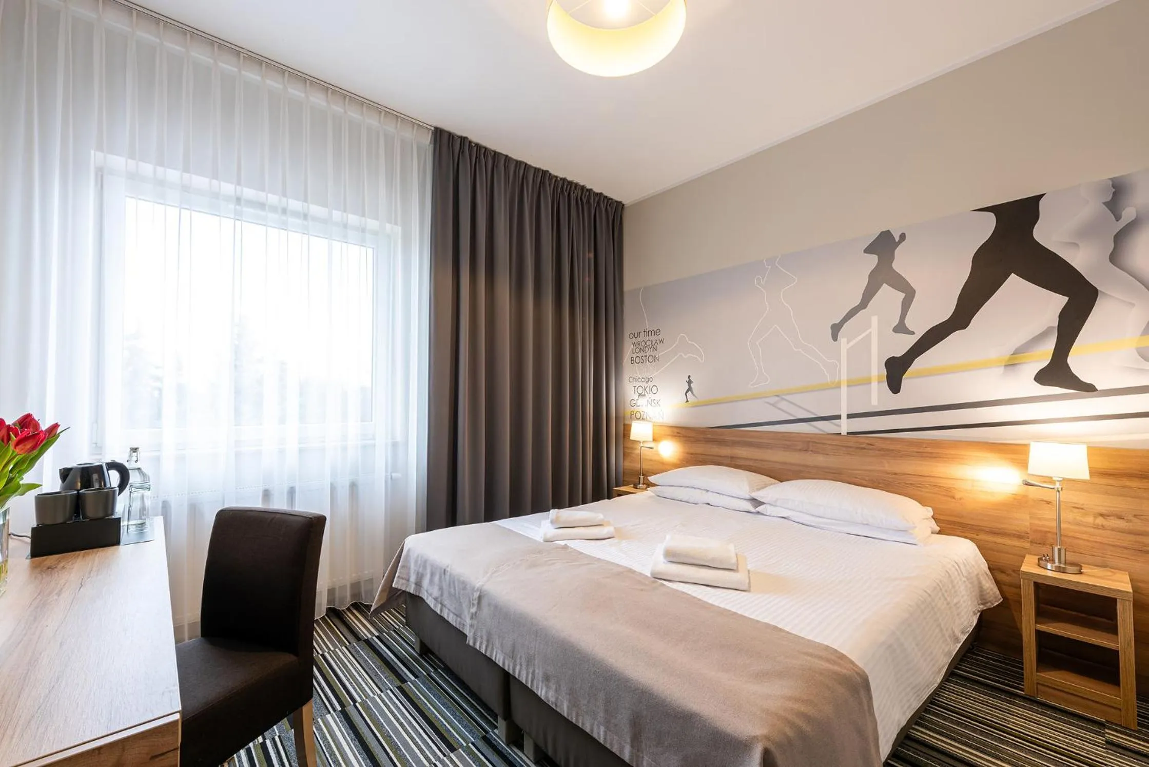 Bed in Hotel Maraton