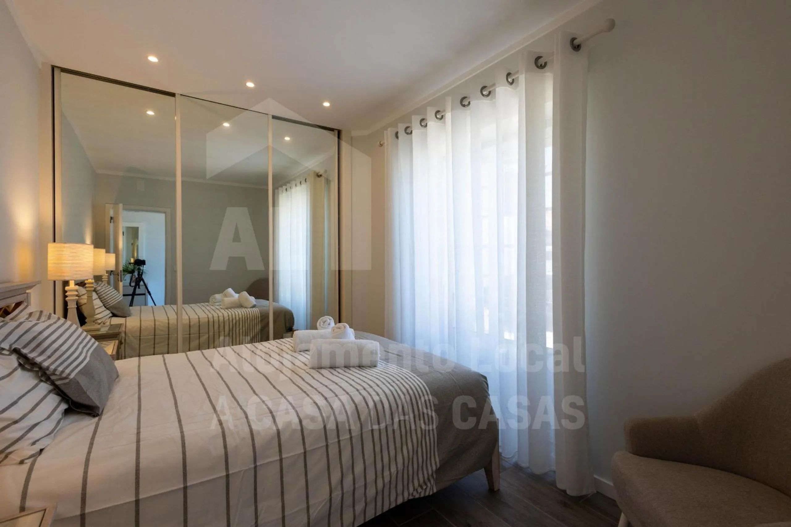 Bed in Ribas Apartment by ACasaDasCasas