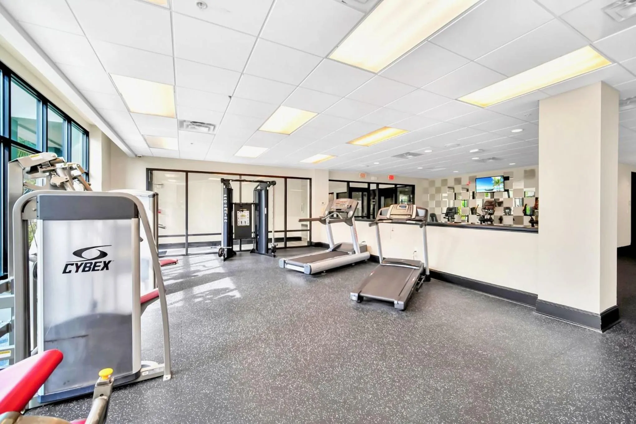 Fitness centre/facilities in 2BR Condo - Pool & Games - Near Disney