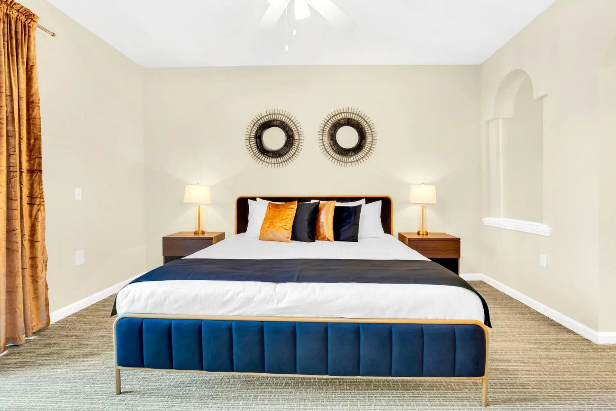 Bed in 2BR Condo - Pool & Games - Near Disney