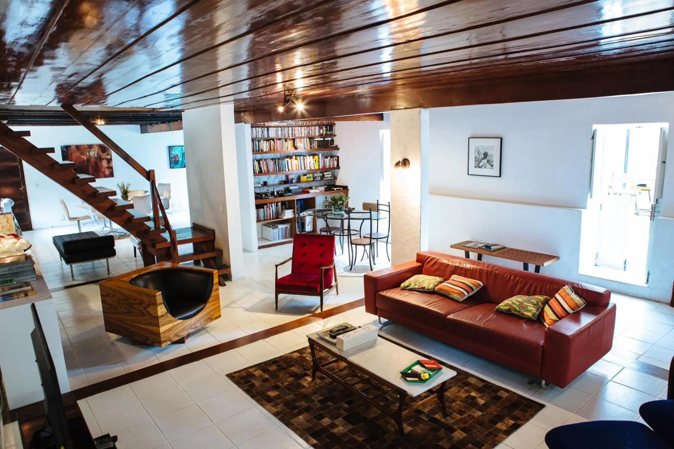 Communal lounge/ TV room in Villa Laurinda