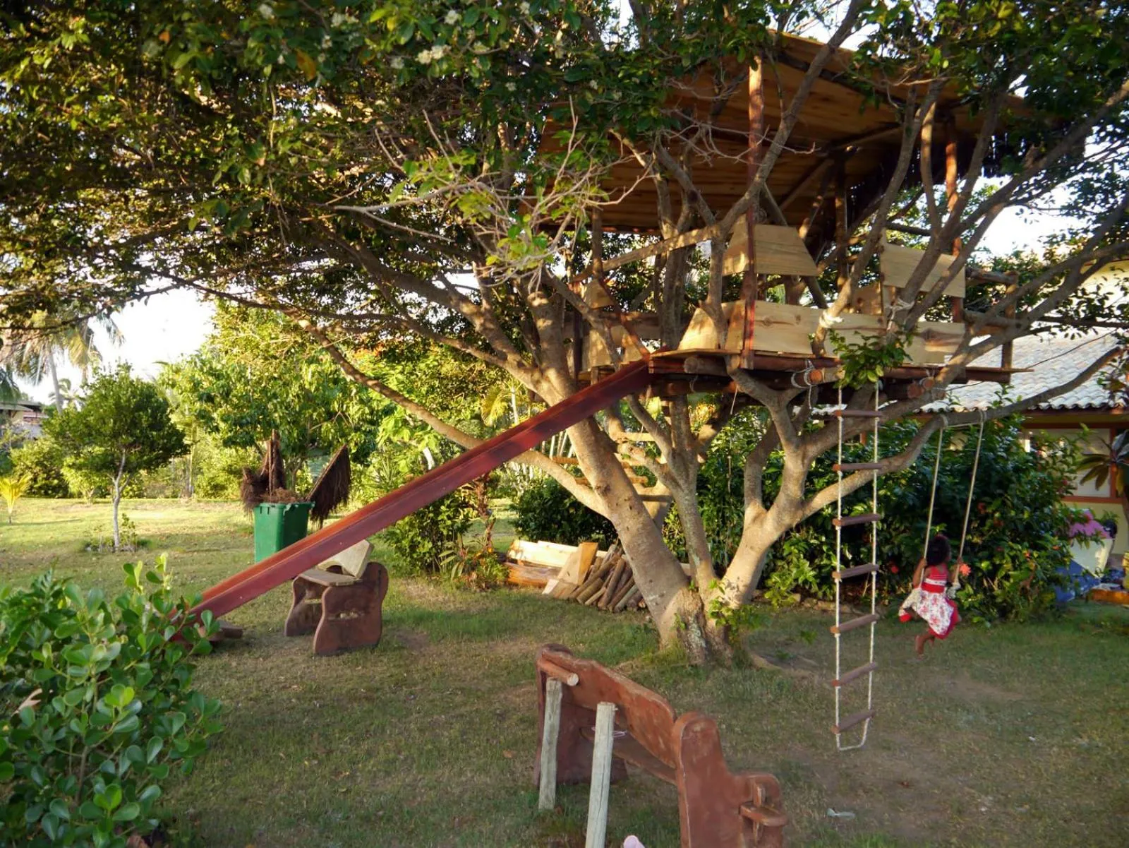 Children play ground in Grimms Pousada de Contos