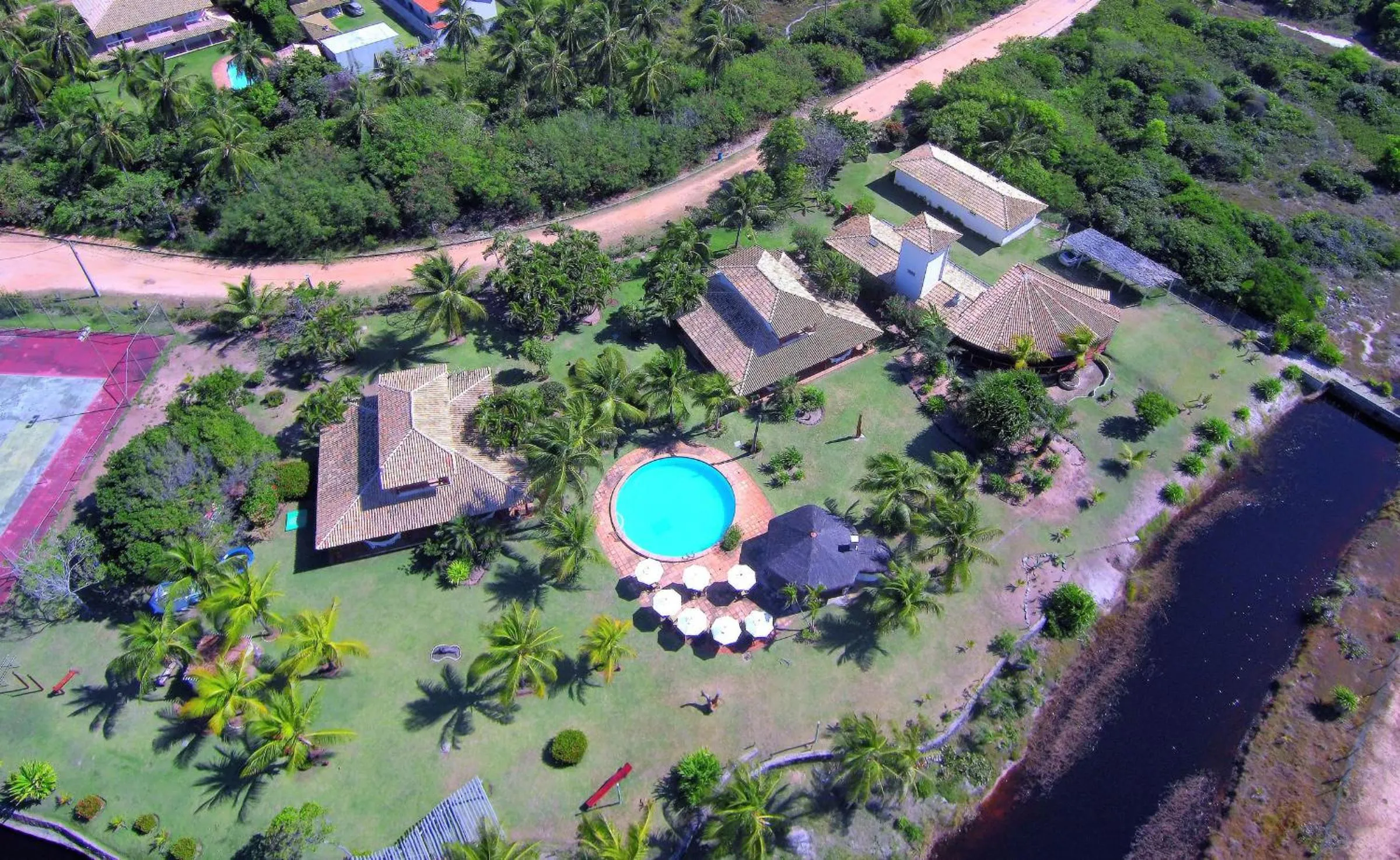 Bird's eye view in Grimms Pousada de Contos