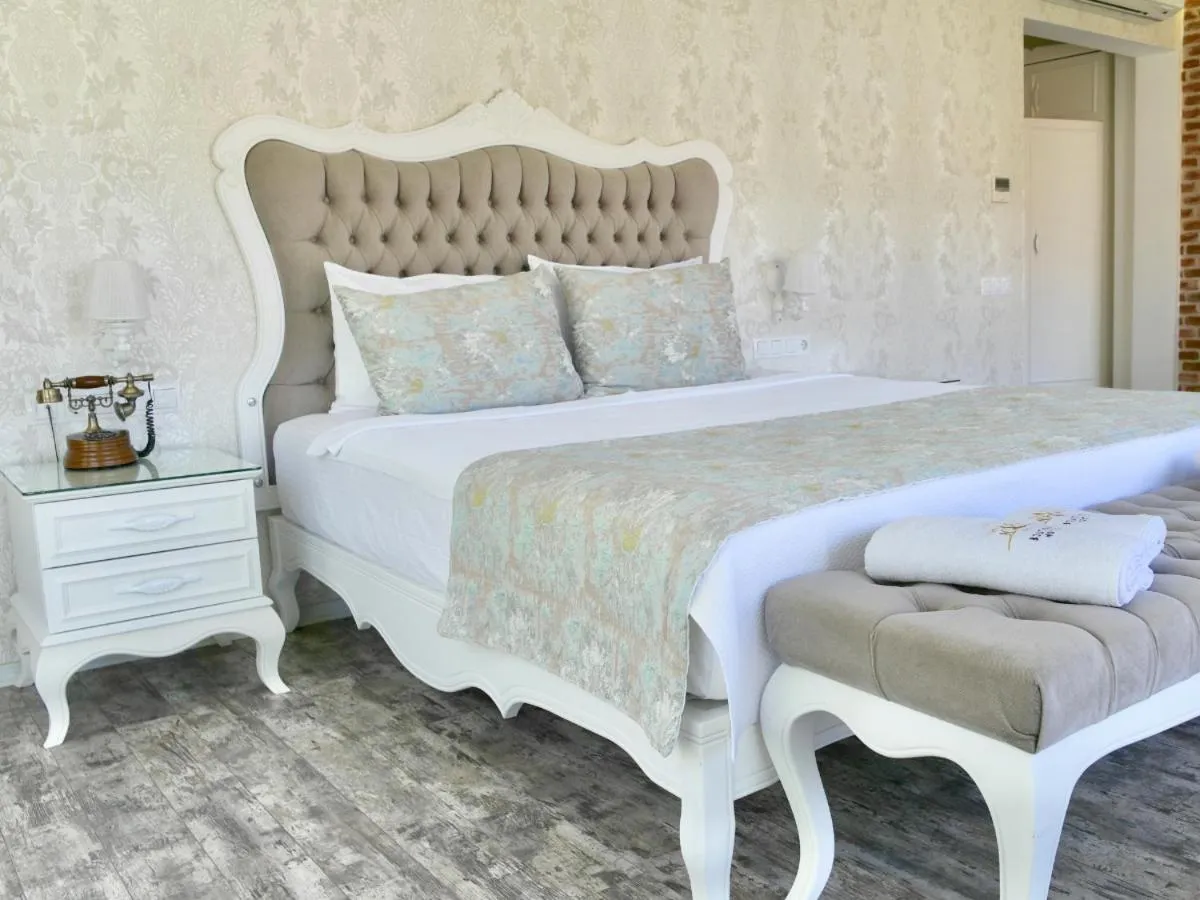 Bed in Göcek Naz Hotel