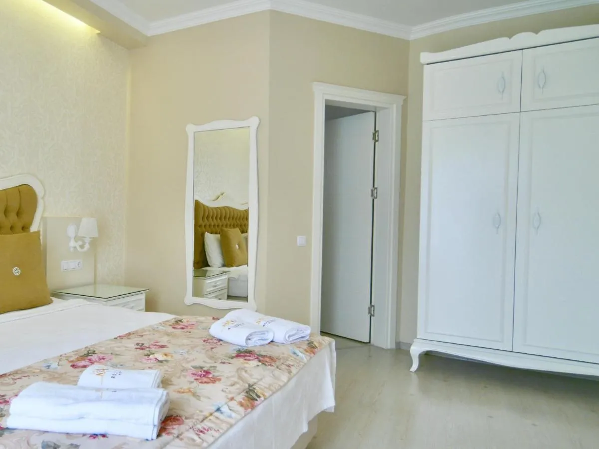 Bed in Göcek Naz Hotel