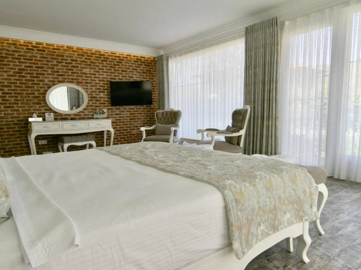 Bed in Göcek Naz Hotel