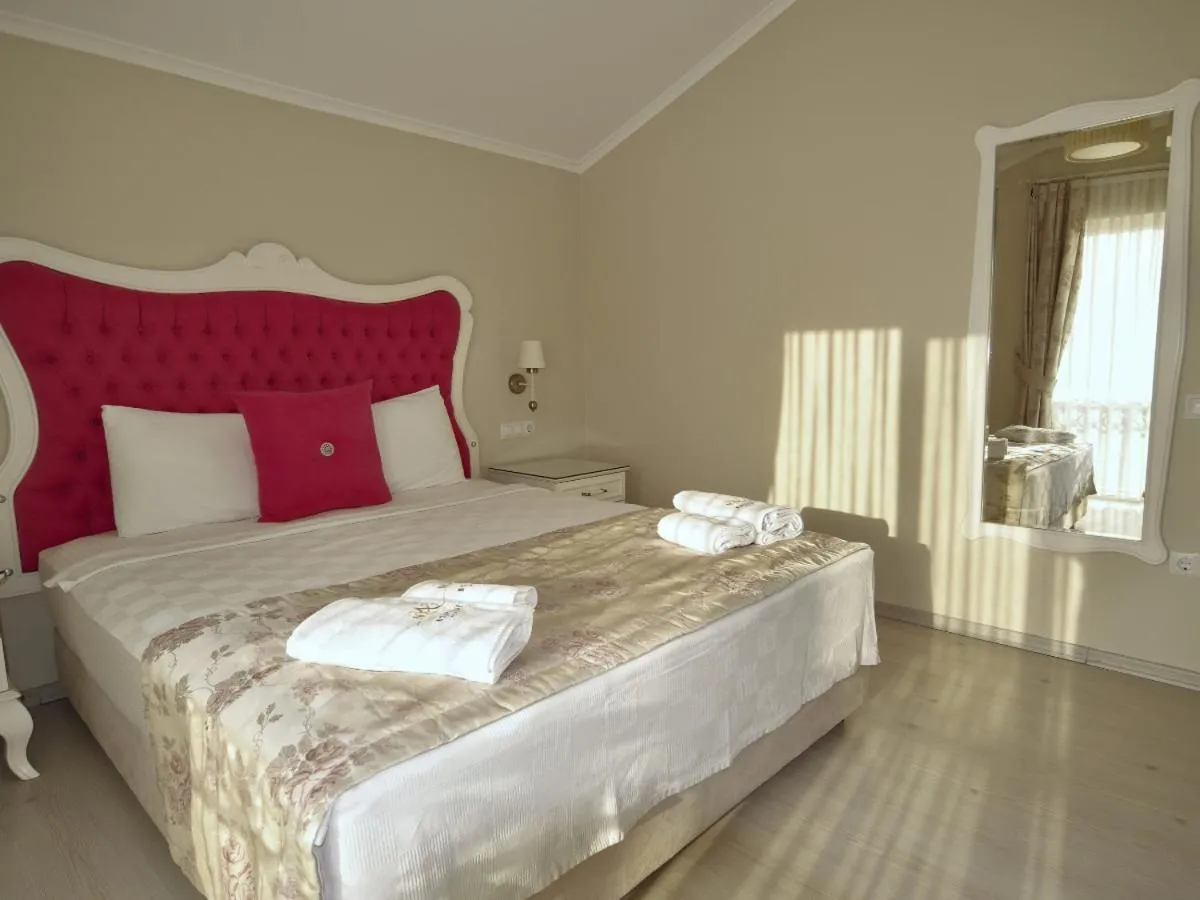 Bed in Göcek Naz Hotel