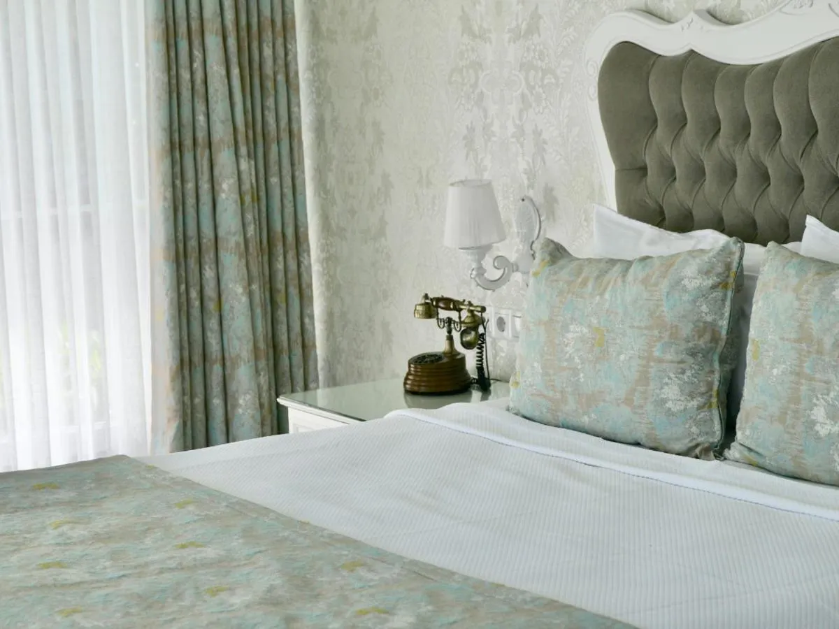 Bed in Göcek Naz Hotel