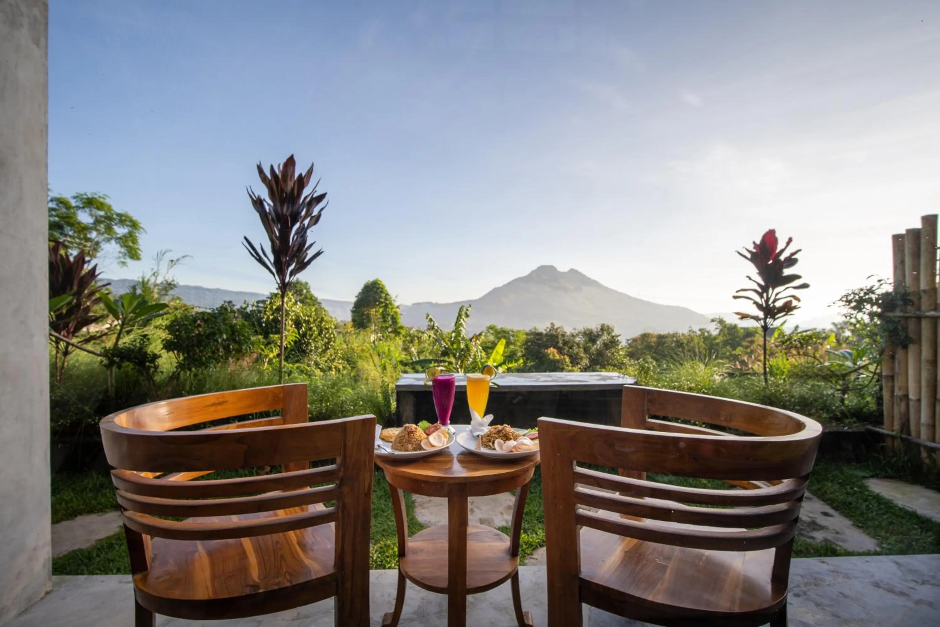 Natural landscape in Mountain Peak Kintamani
