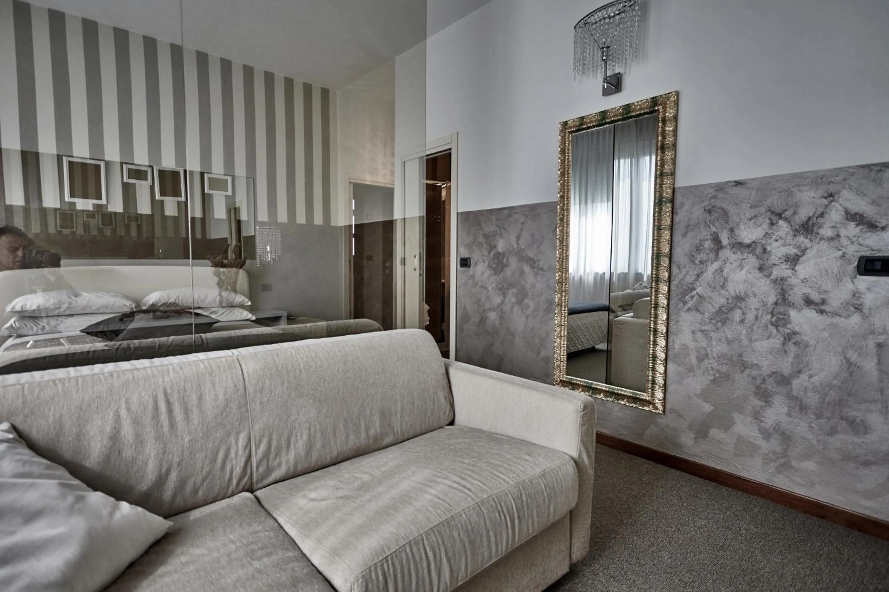 Bed in Rouge Hotel International