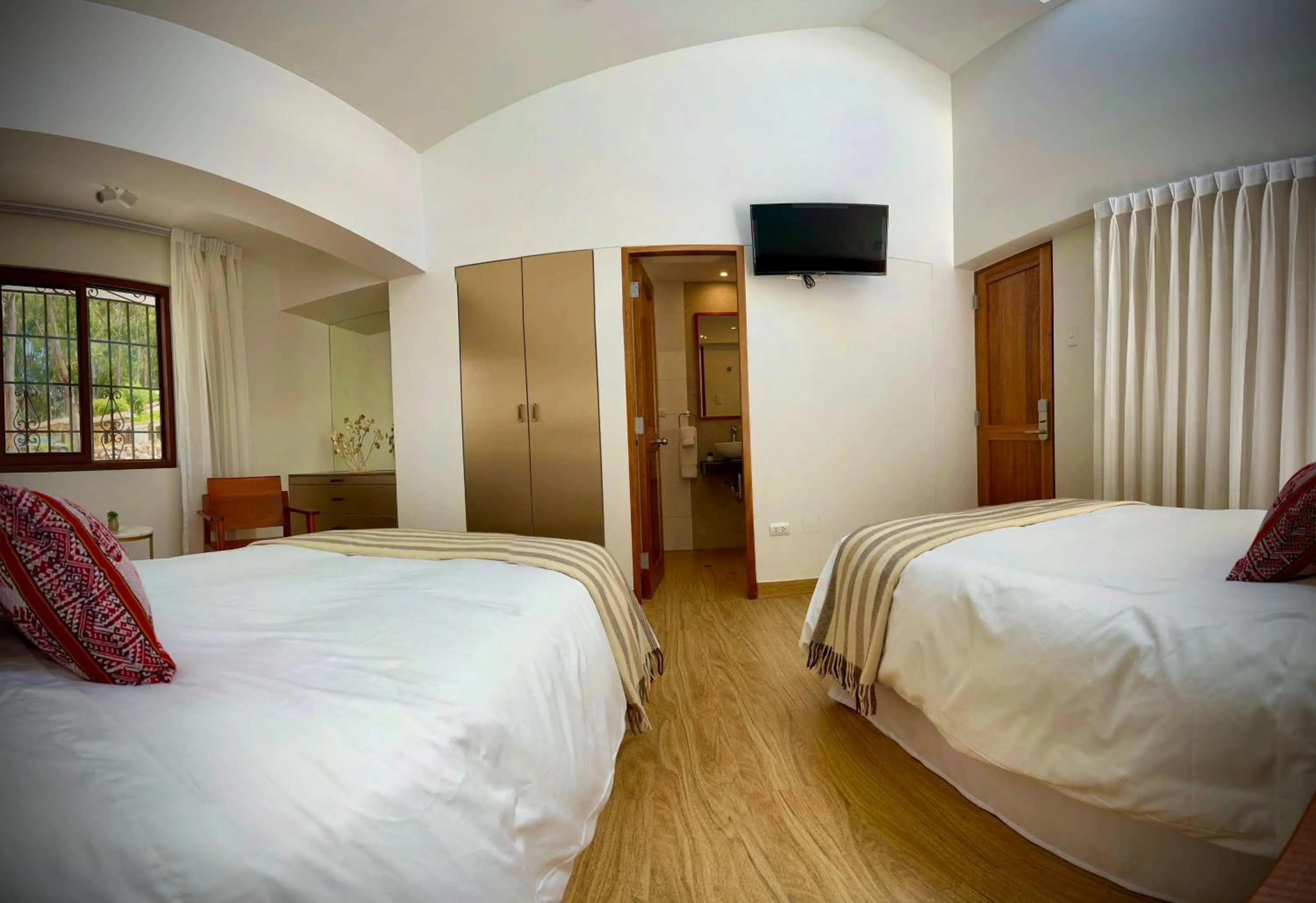 Bed in Inkantari Boutique Hotel