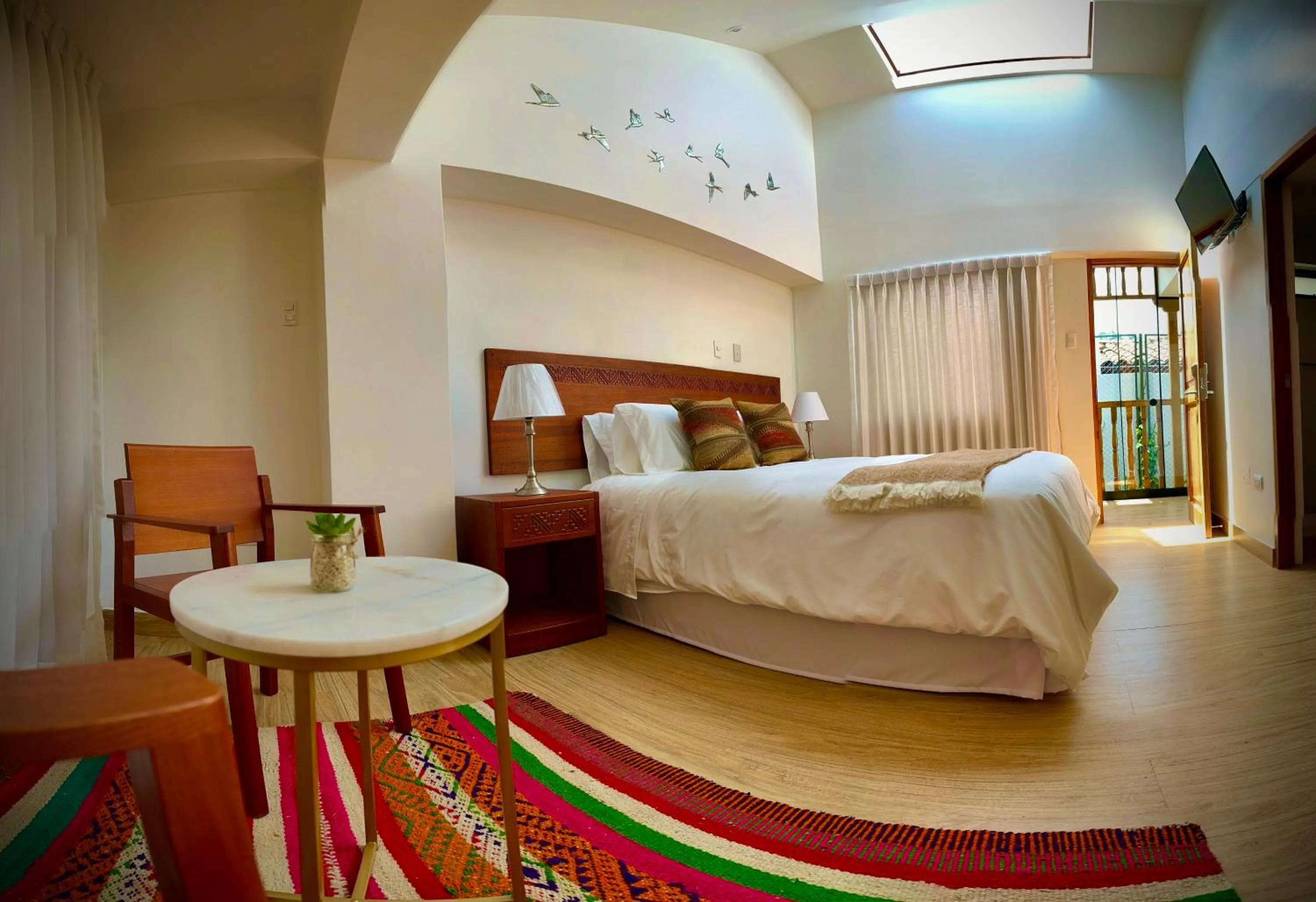 Bed in Inkantari Boutique Hotel