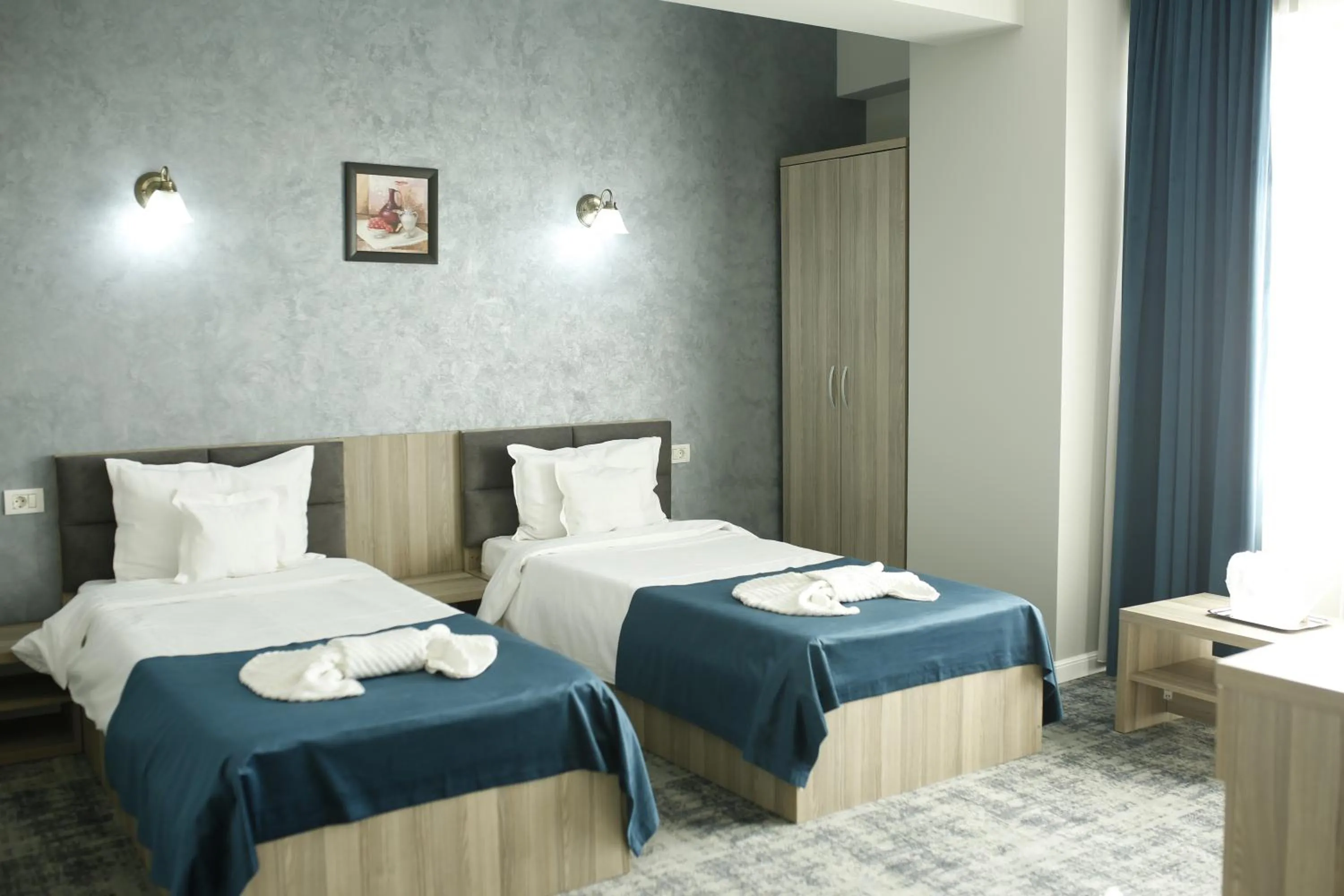 Photo of the whole room, Bed in Hotel Agapi Mamaia