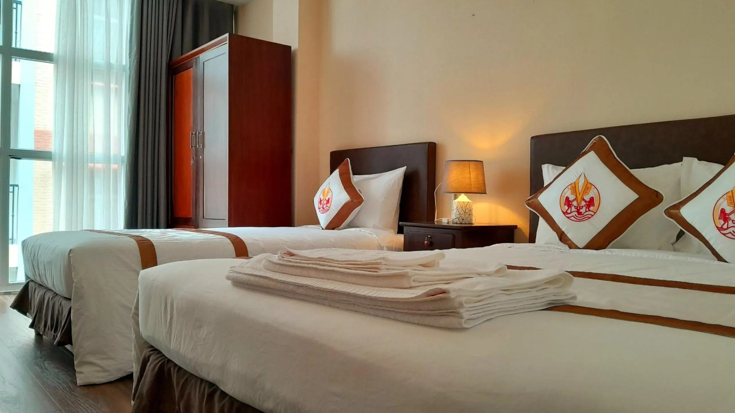 Bed in THE RICE HOTEL