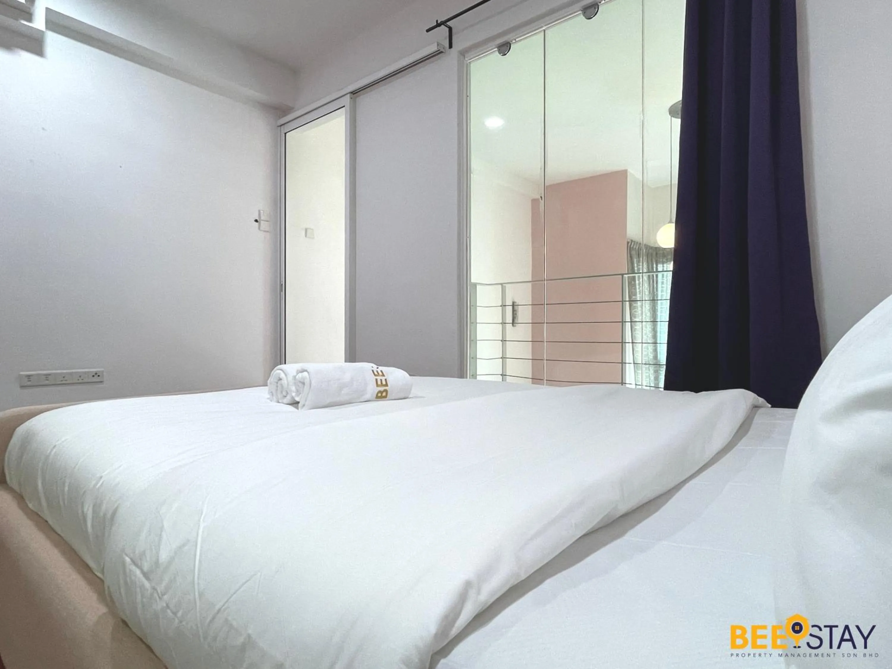 Bedroom, Bed in The Scott Garden Kuala Lumpur by BeeStay Management
