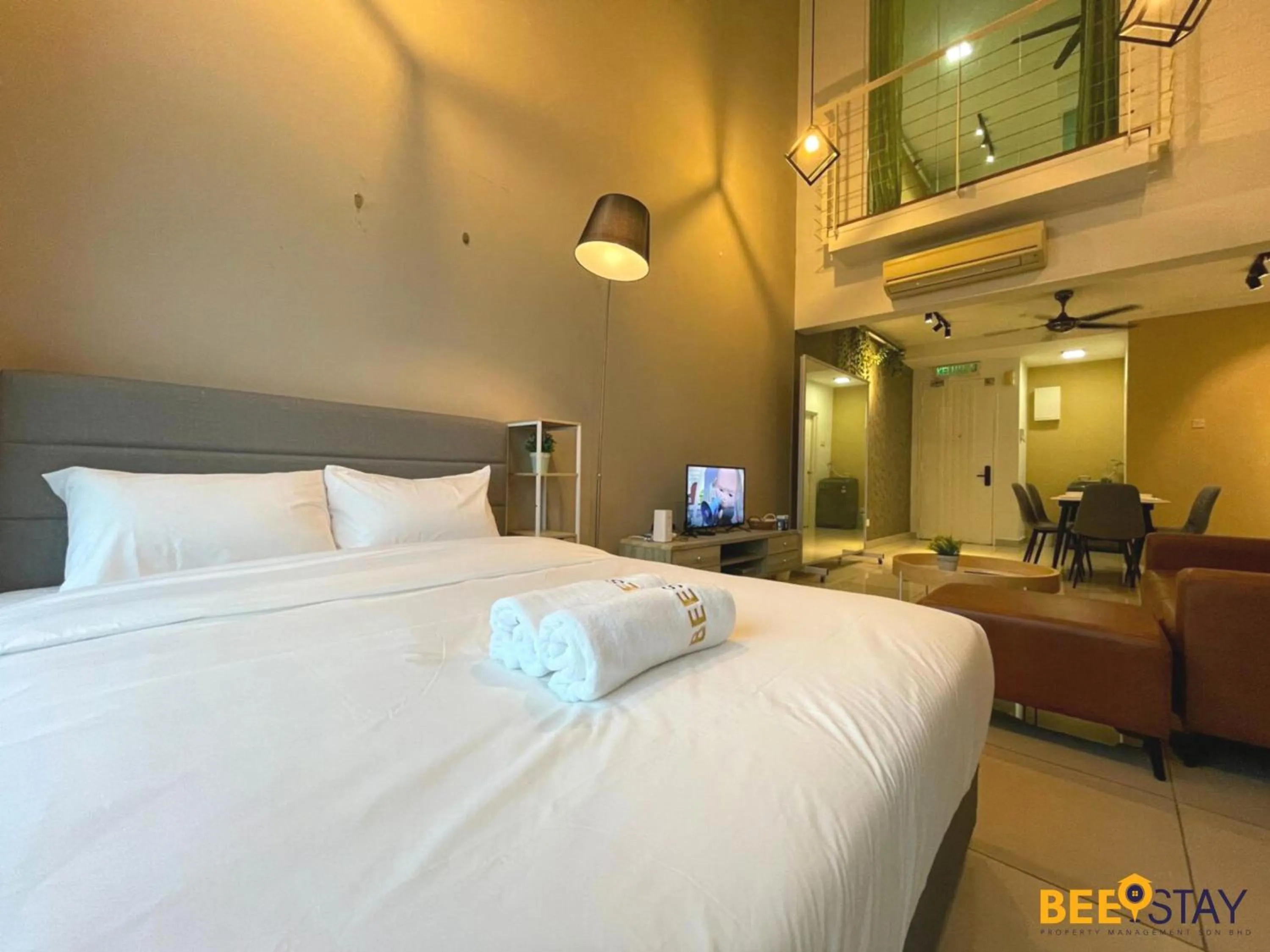 Bedroom, Bed in The Scott Garden Kuala Lumpur by BeeStay Management