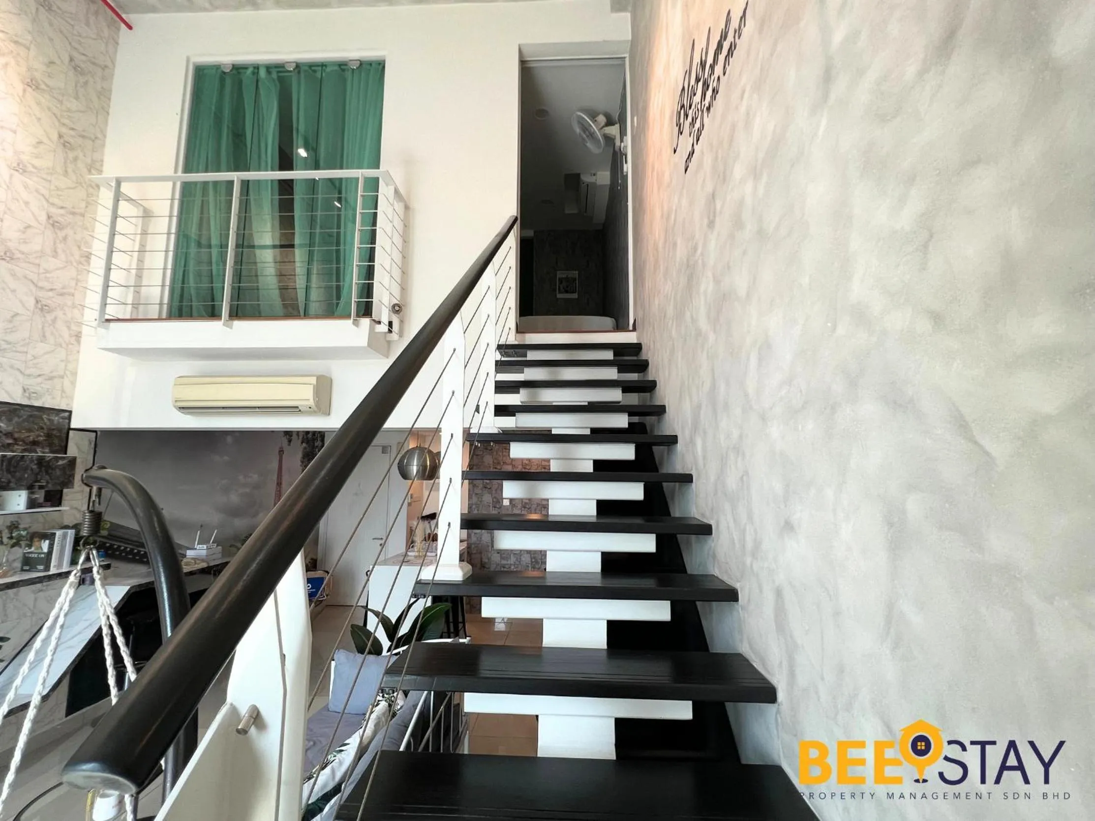 Living room in The Scott Garden Kuala Lumpur by BeeStay Management