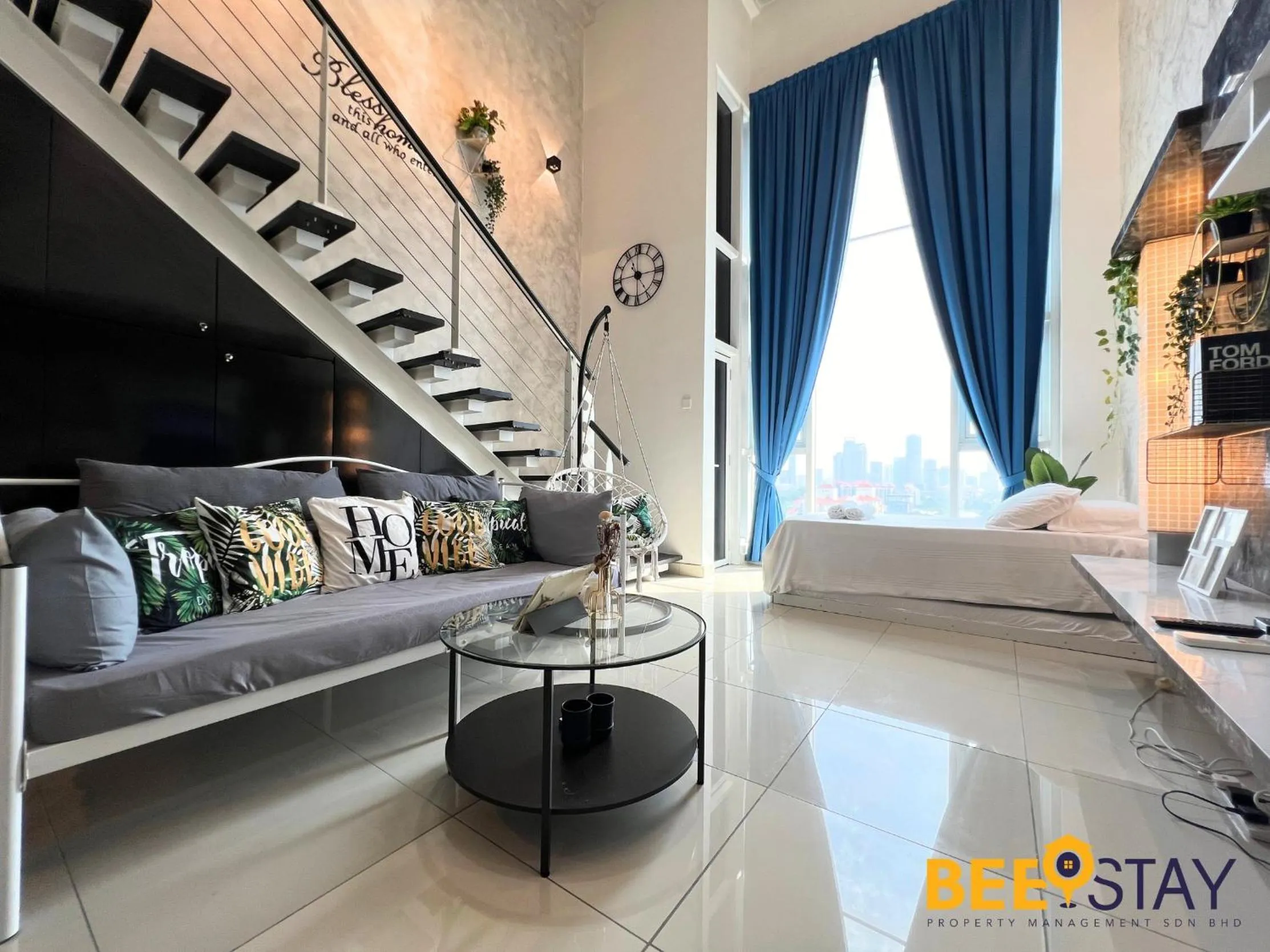 TV and multimedia, Bed in The Scott Garden Kuala Lumpur by BeeStay Management