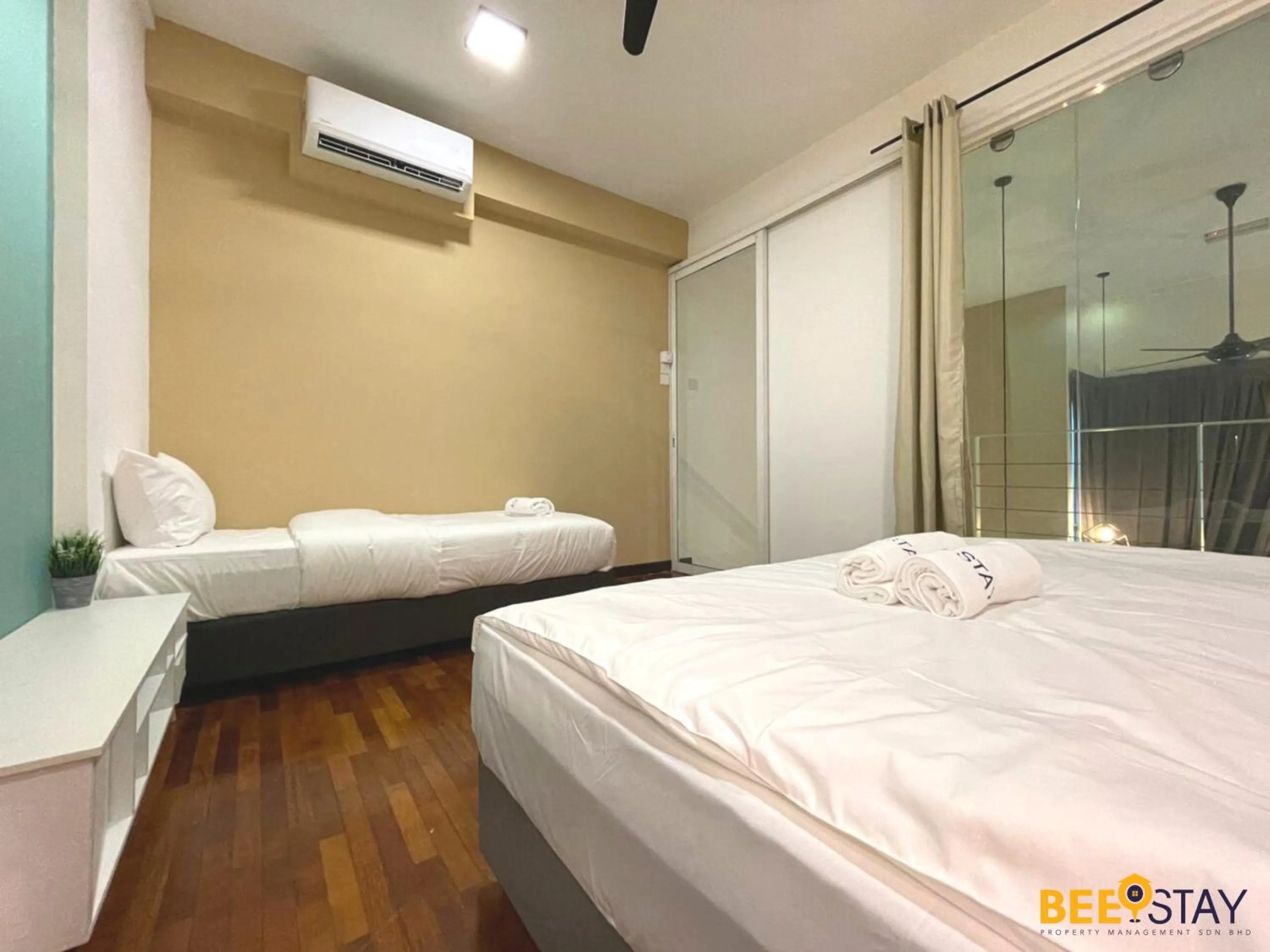 Bedroom, Bed in The Scott Garden Kuala Lumpur by BeeStay Management