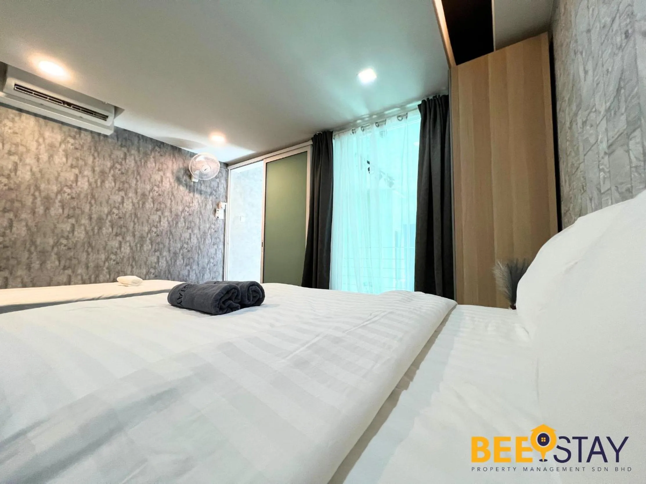 Bedroom, Bed in The Scott Garden Kuala Lumpur by BeeStay Management