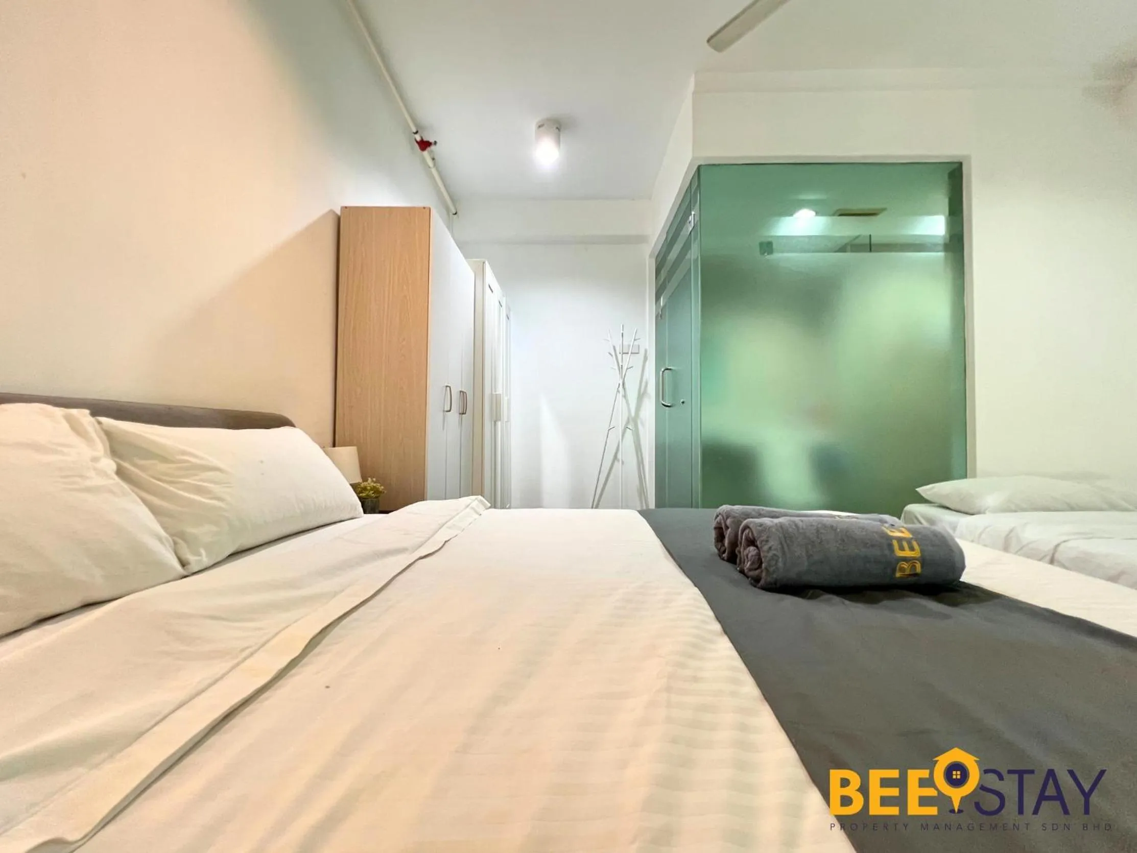 Bedroom, Bed in The Scott Garden Kuala Lumpur by BeeStay Management