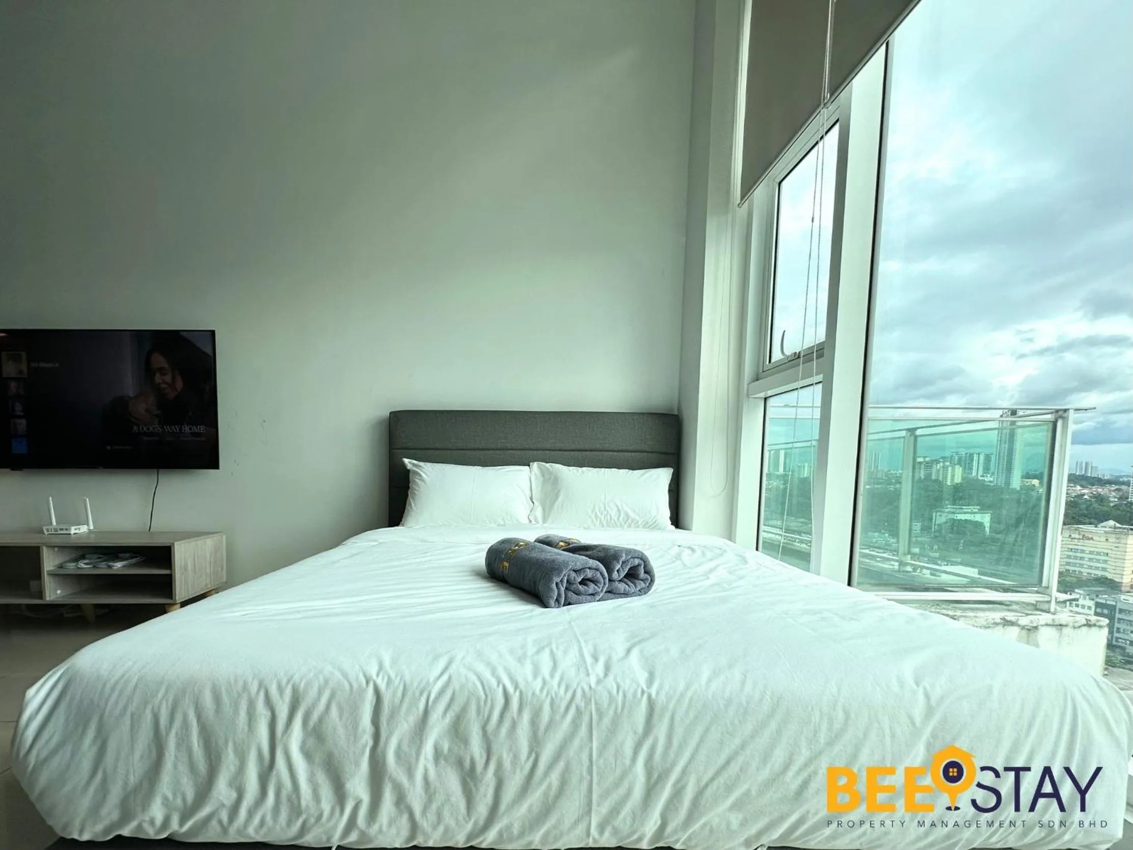 Bedroom, Bed in The Scott Garden Kuala Lumpur by BeeStay Management