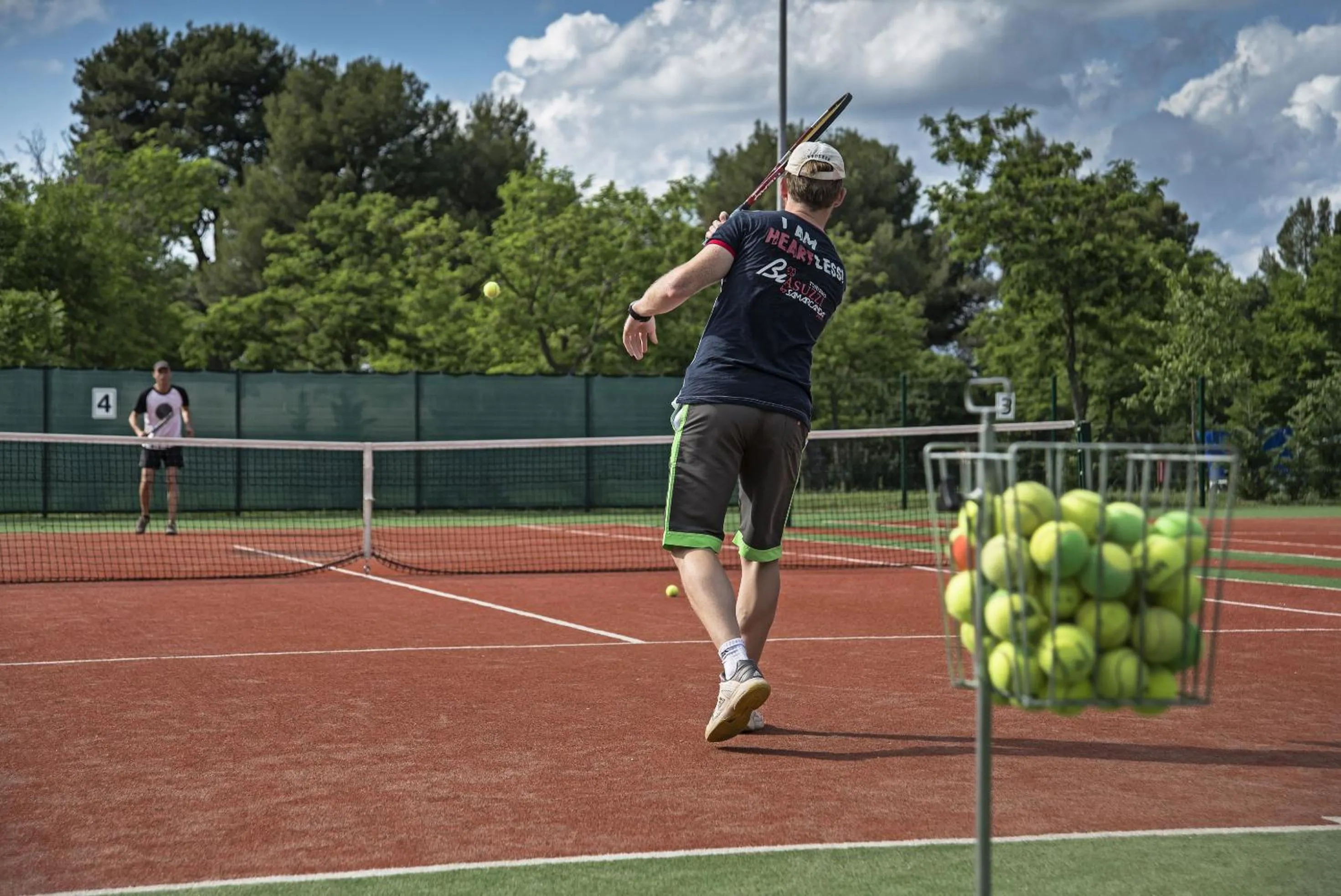 Tennis court in Holiday Centre Bi village