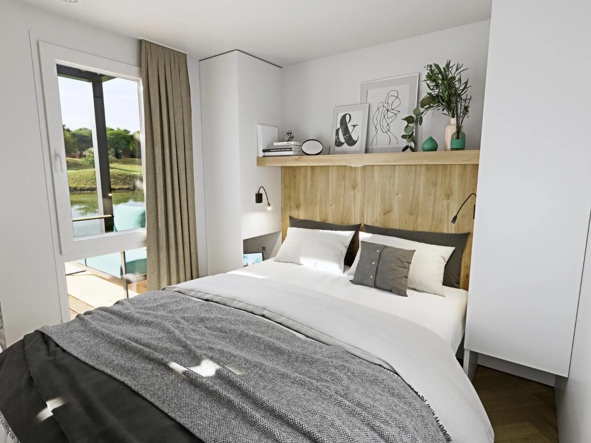 Bedroom, Bed in Holiday Centre Bi village