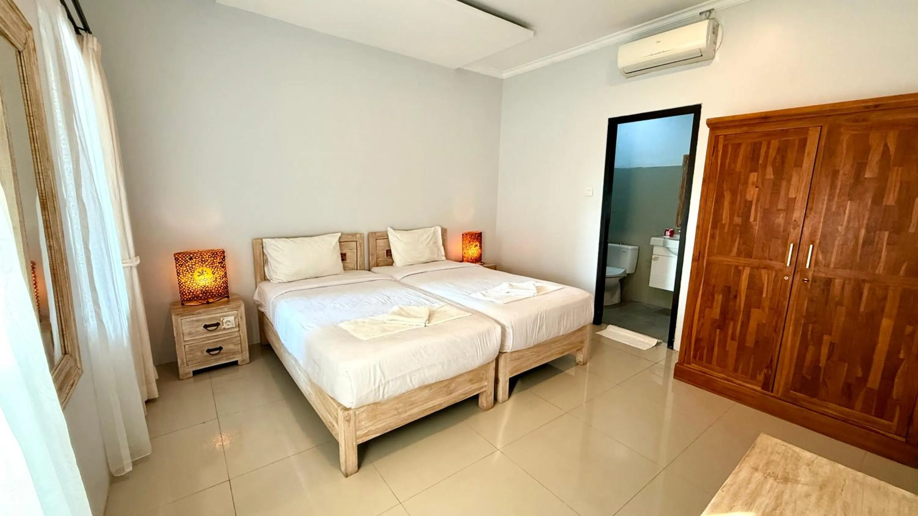 Bed in Padma Pandawa Villa