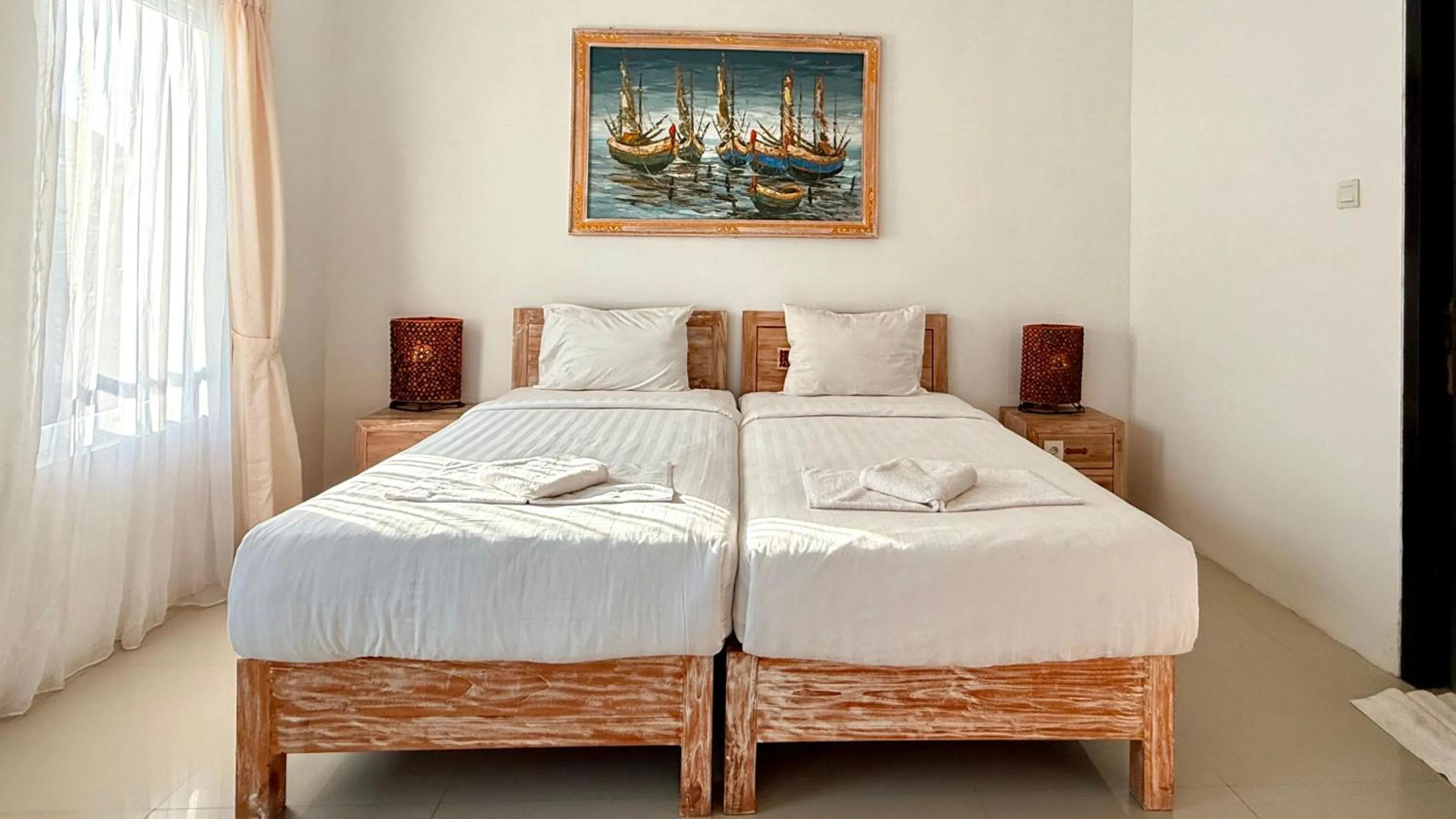 Bed in Padma Pandawa Villa