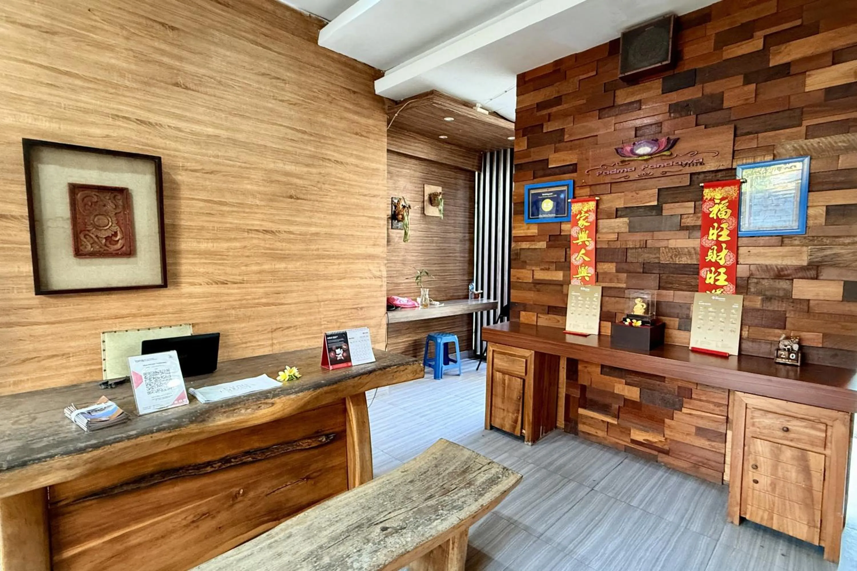 Lobby or reception in Padma Pandawa Villa