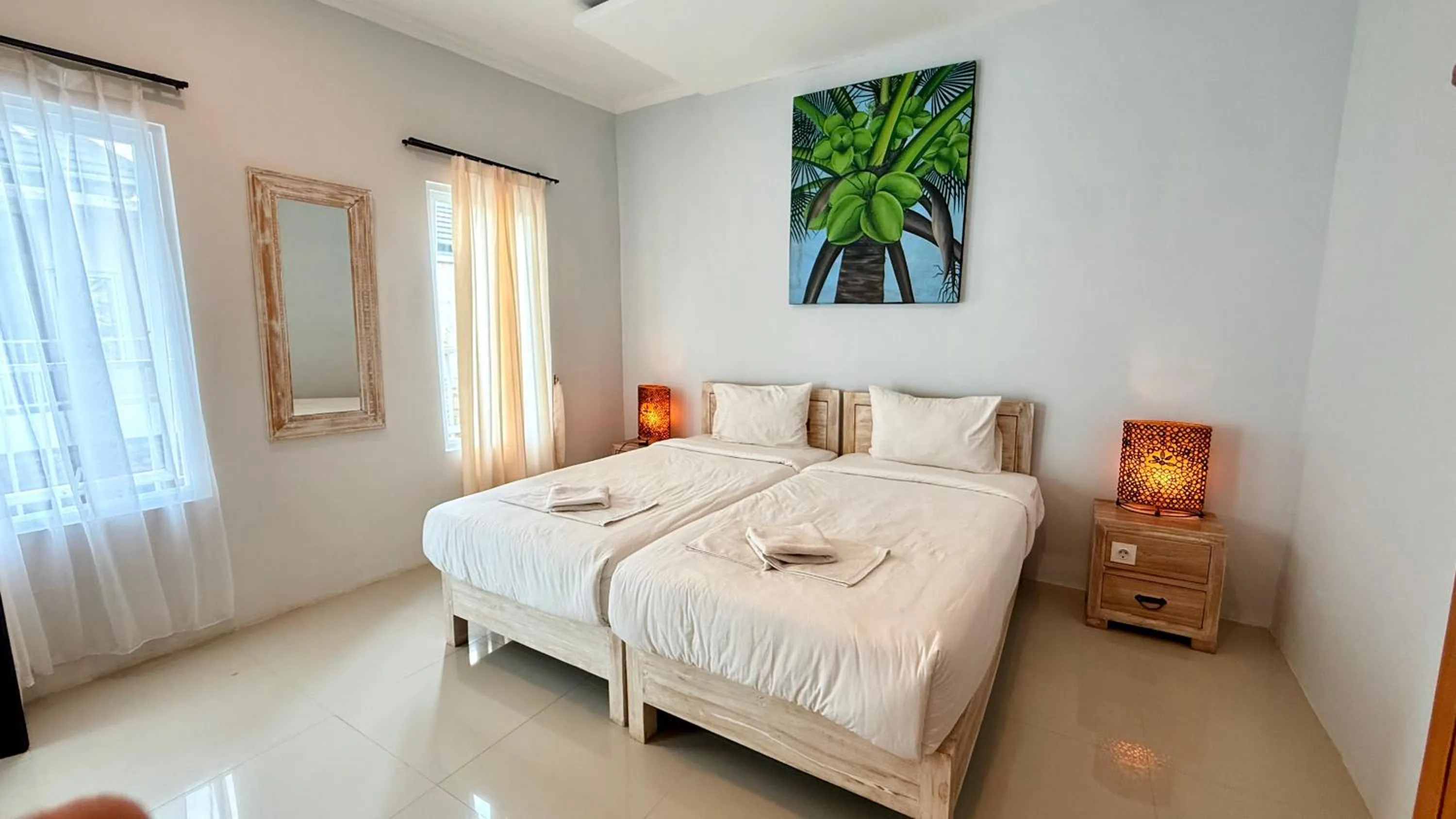 Bed in Padma Pandawa Villa