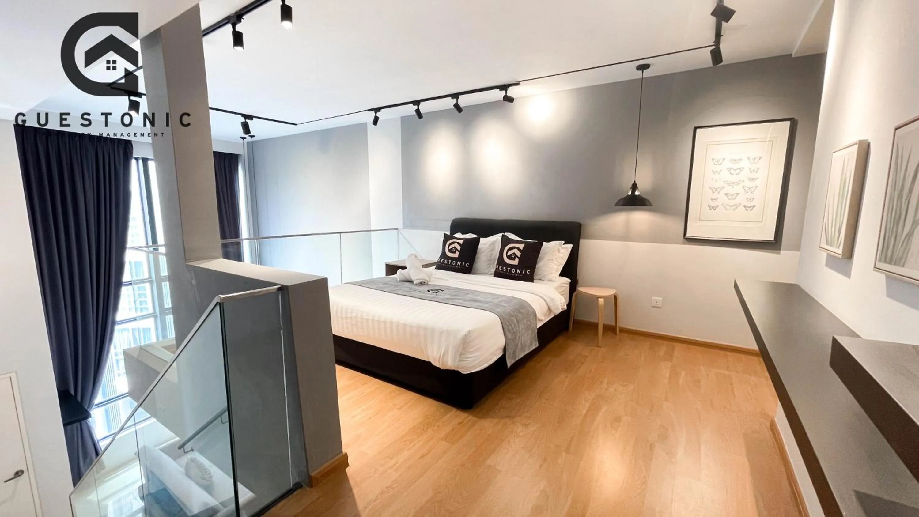 Bed in EkoCheras Cozy Suite by GUESTONIC