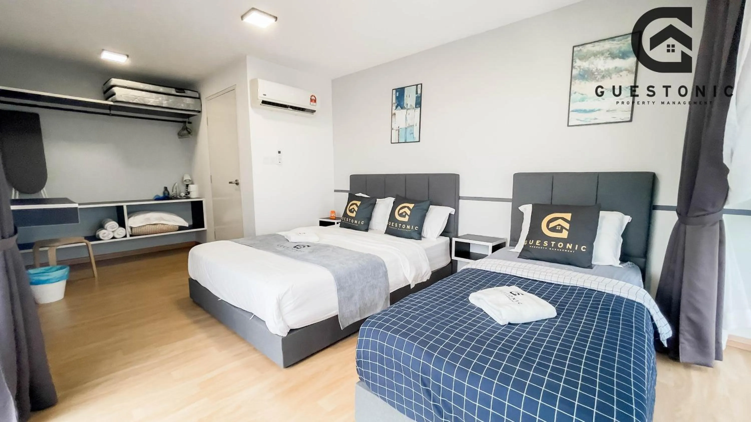 Bed in EkoCheras Cozy Suite by GUESTONIC