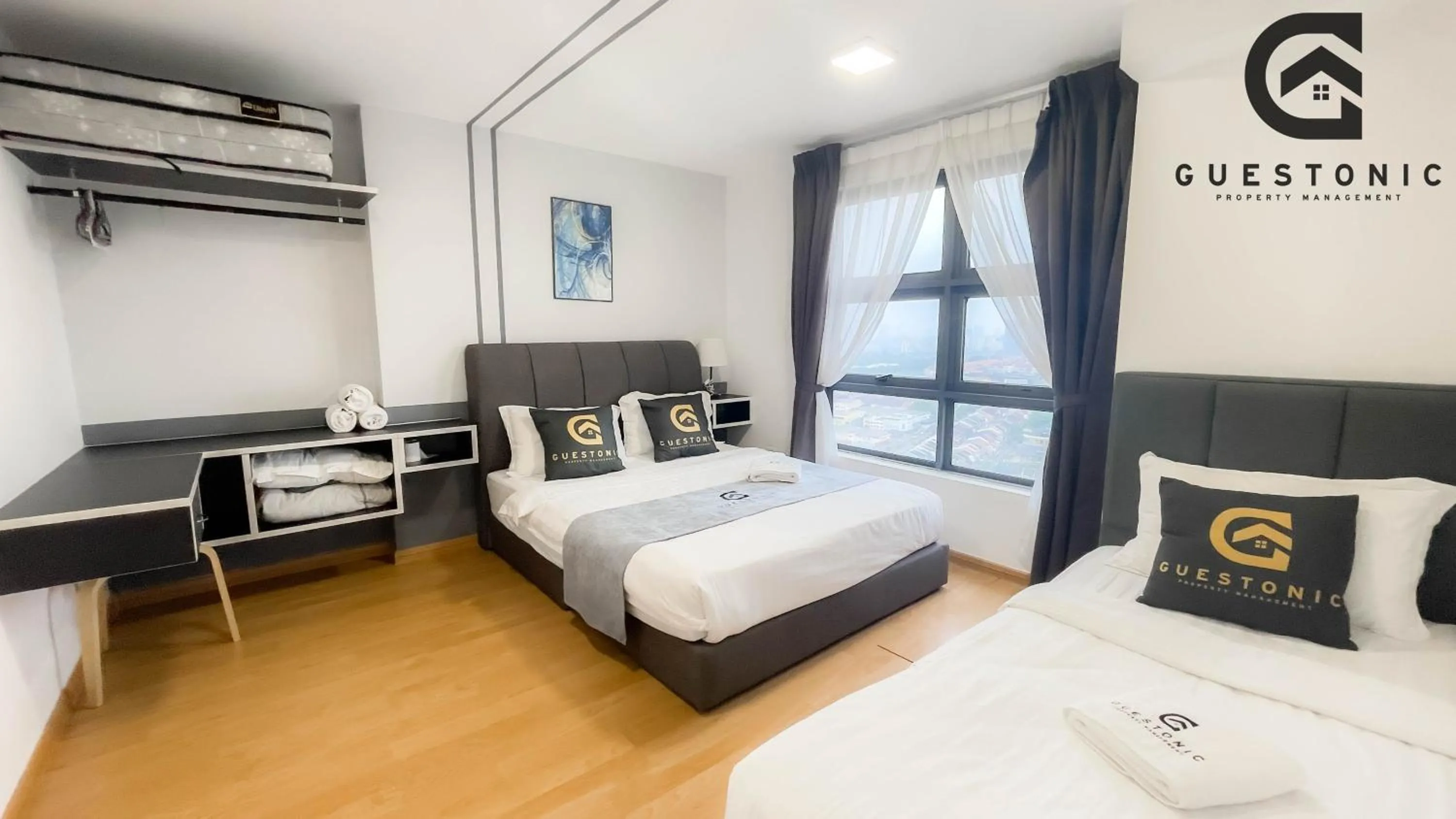 Bed in EkoCheras Cozy Suite by GUESTONIC