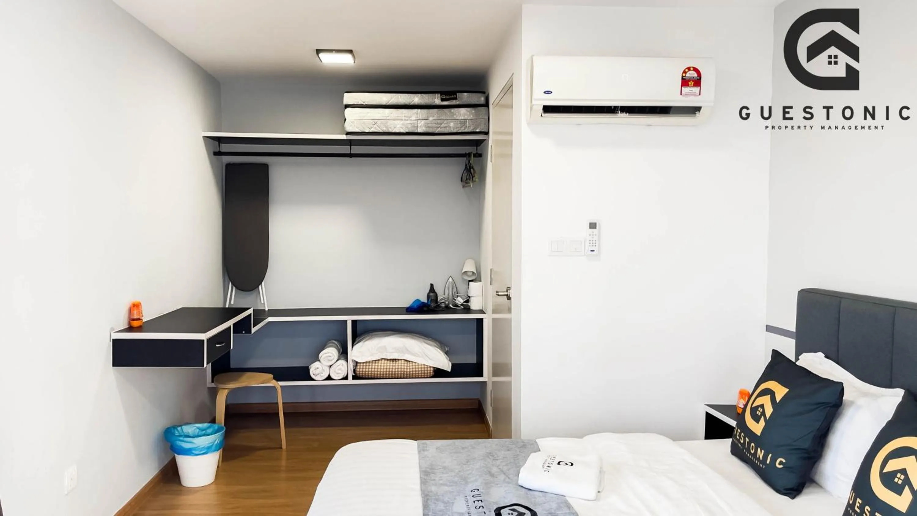 Bed in EkoCheras Cozy Suite by GUESTONIC