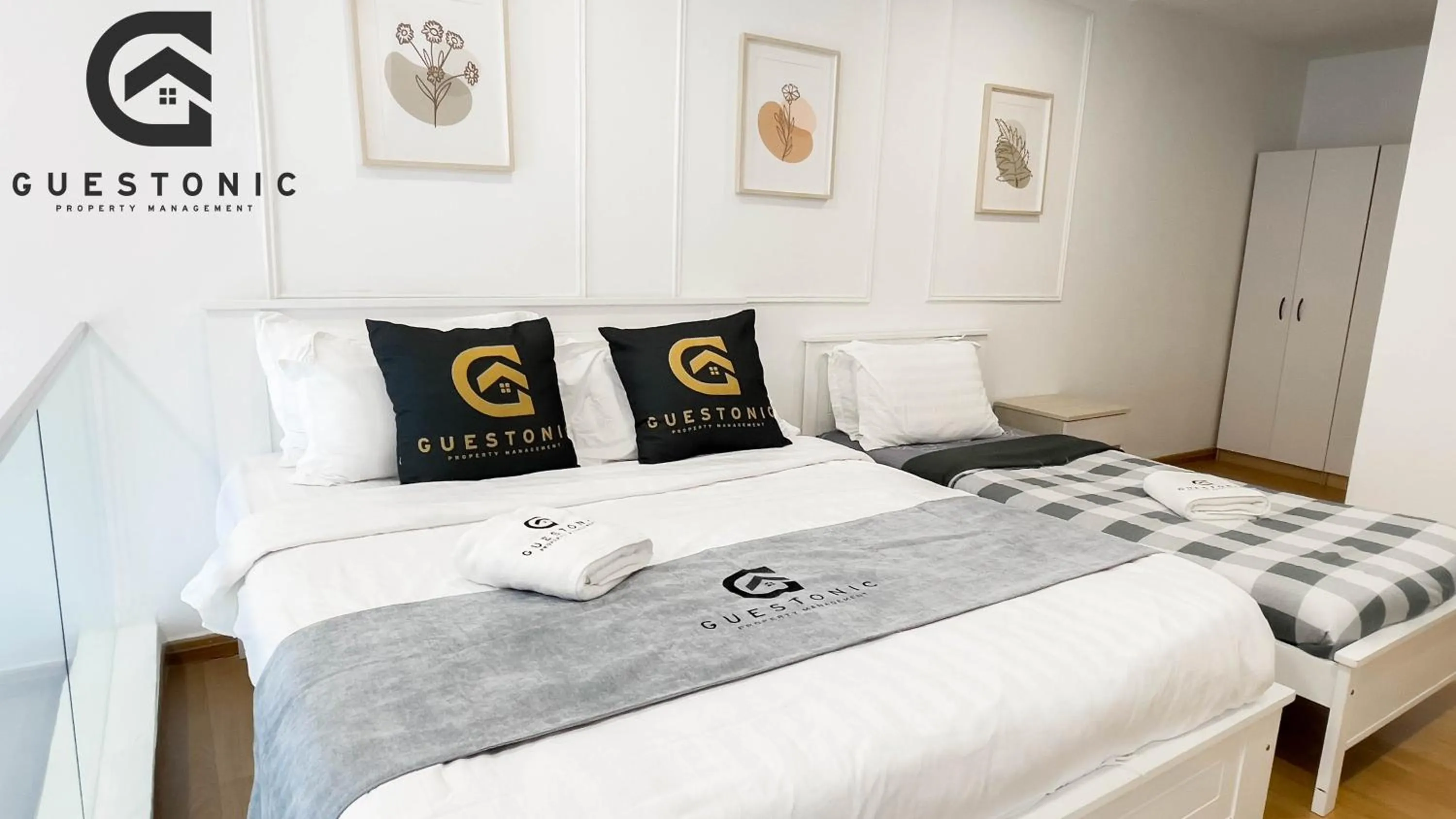 Bed in EkoCheras Cozy Suite by GUESTONIC