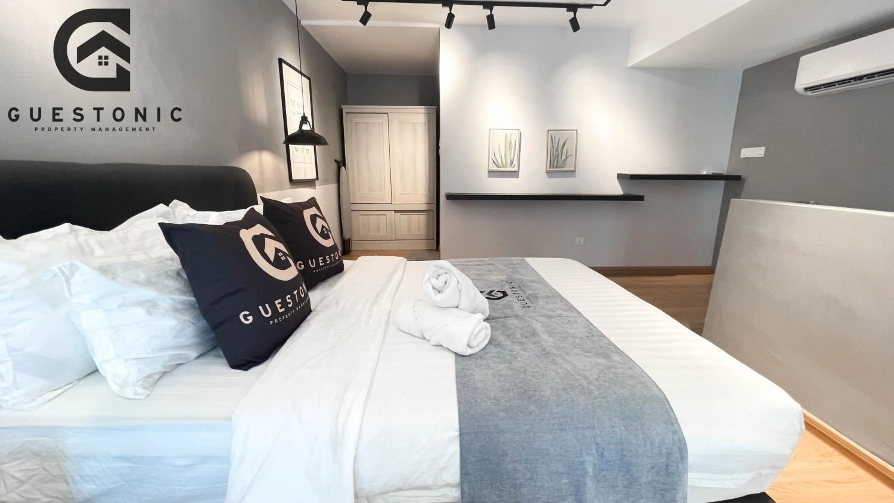 Bed in EkoCheras Cozy Suite by GUESTONIC