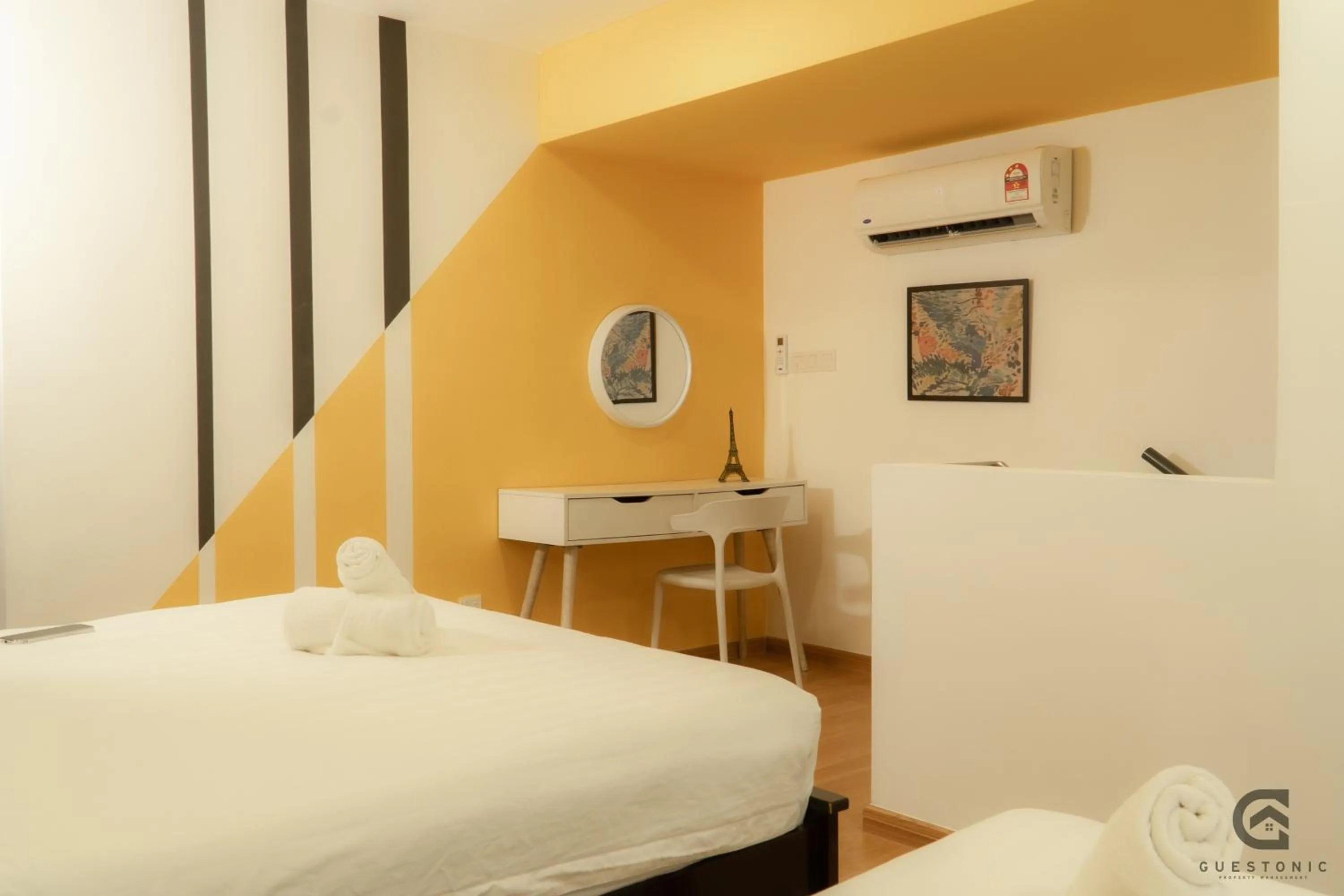 Bed in EkoCheras Cozy Suite by GUESTONIC