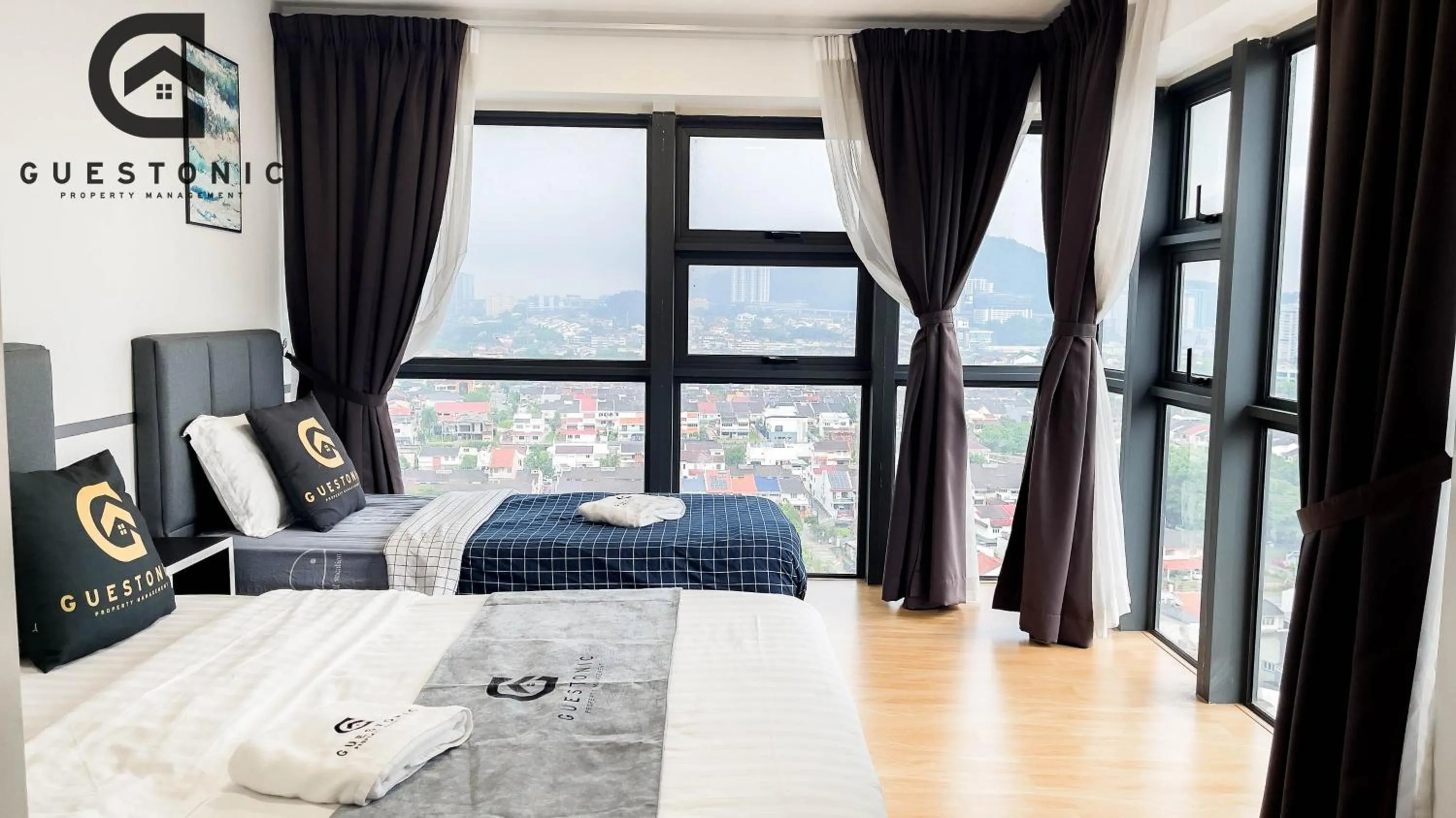 Bed in EkoCheras Cozy Suite by GUESTONIC