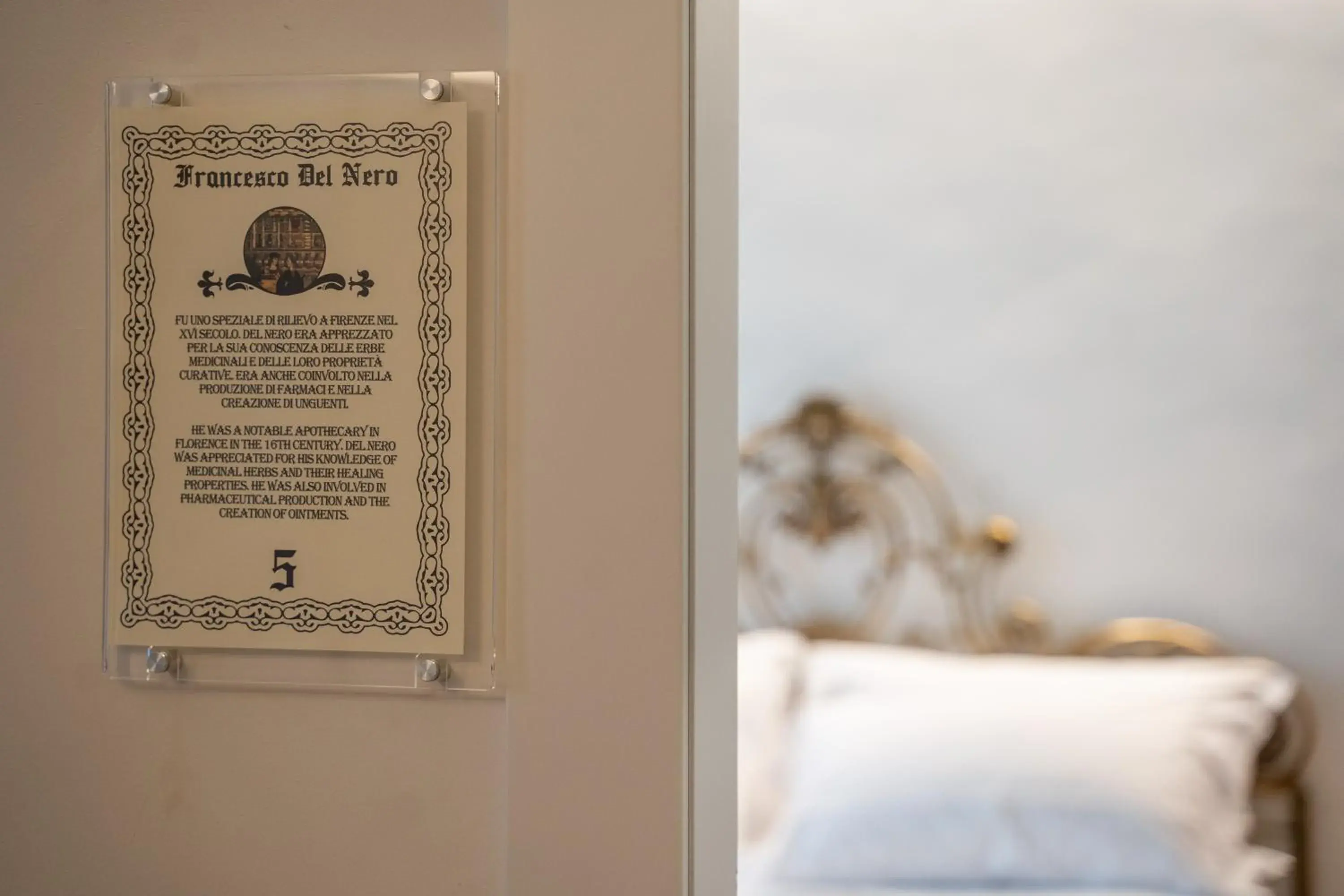 Double Room with Balcony in Residenza degli Speziali Double Room with Balcony in Residenza degli Speziali